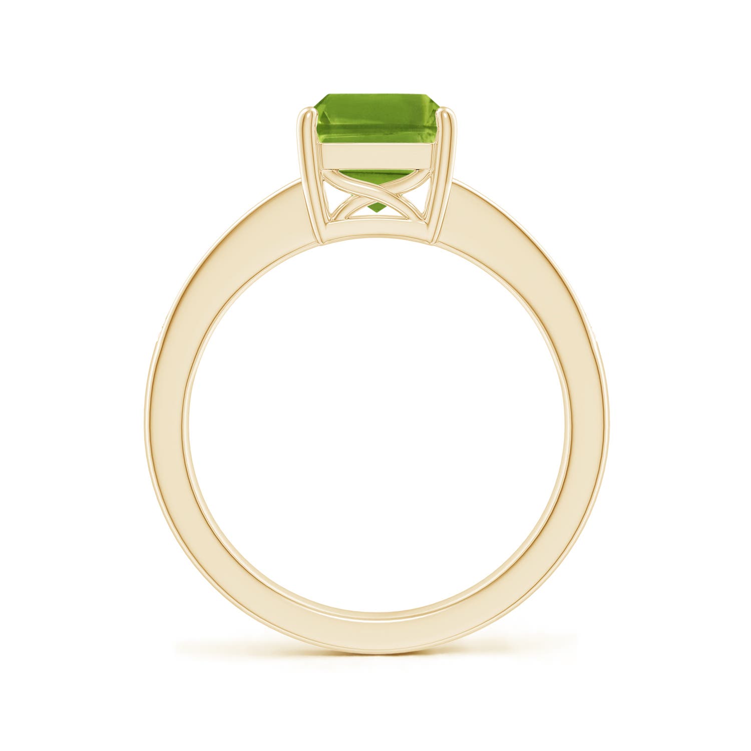 AAAA - Peridot / 2.49 CT / 14 KT Yellow Gold