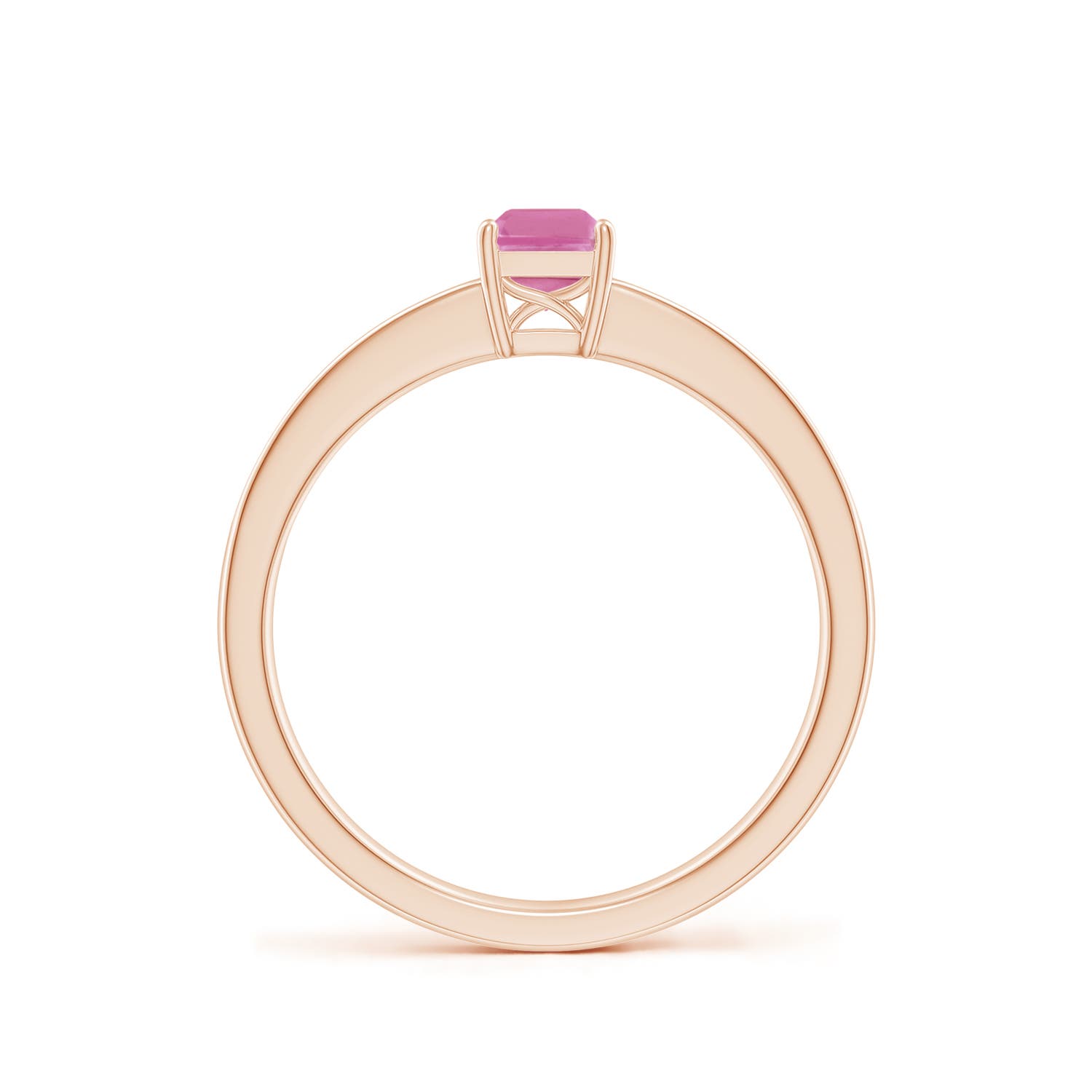 AA - Pink Sapphire / 0.76 CT / 14 KT Rose Gold