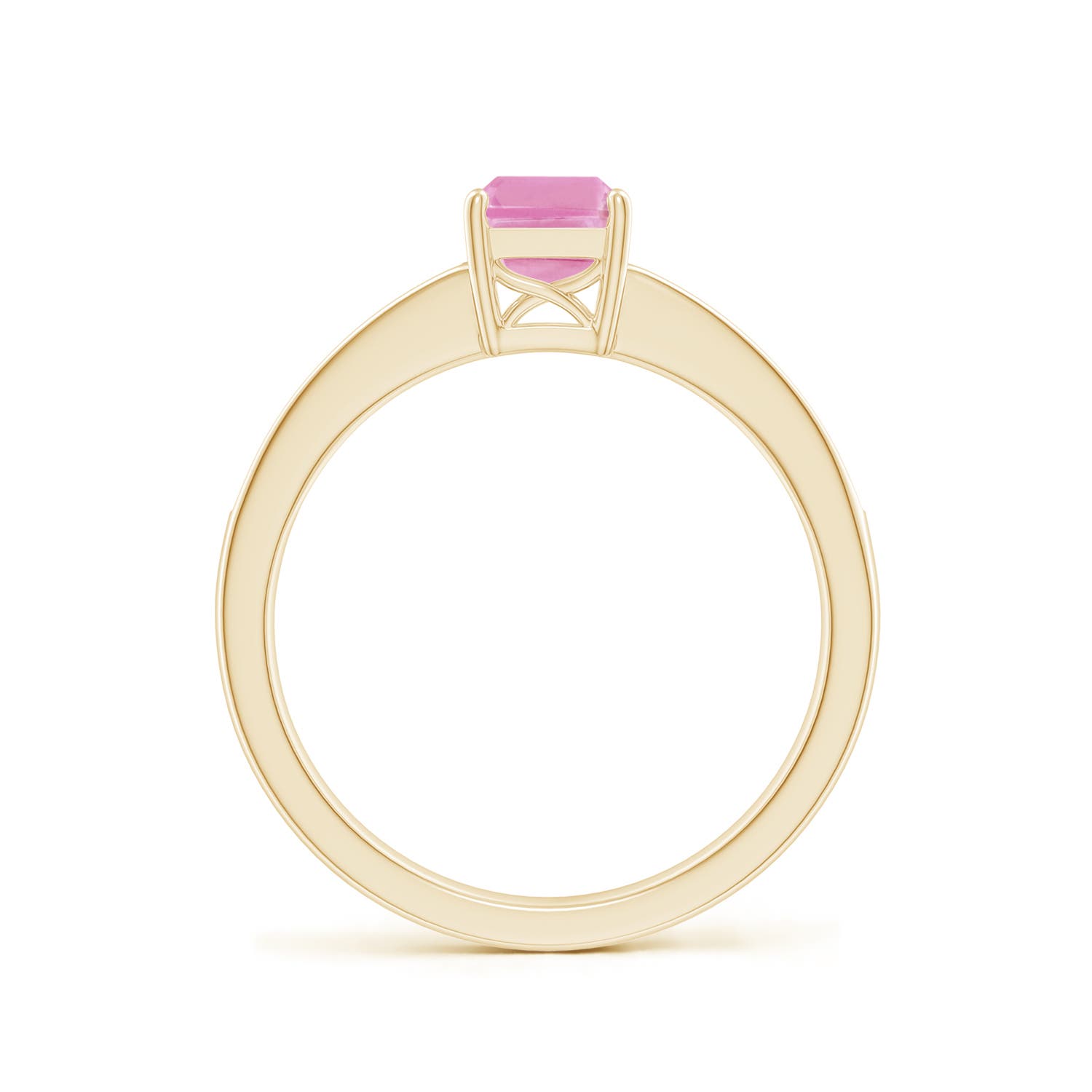 A - Pink Sapphire / 1.28 CT / 14 KT Yellow Gold