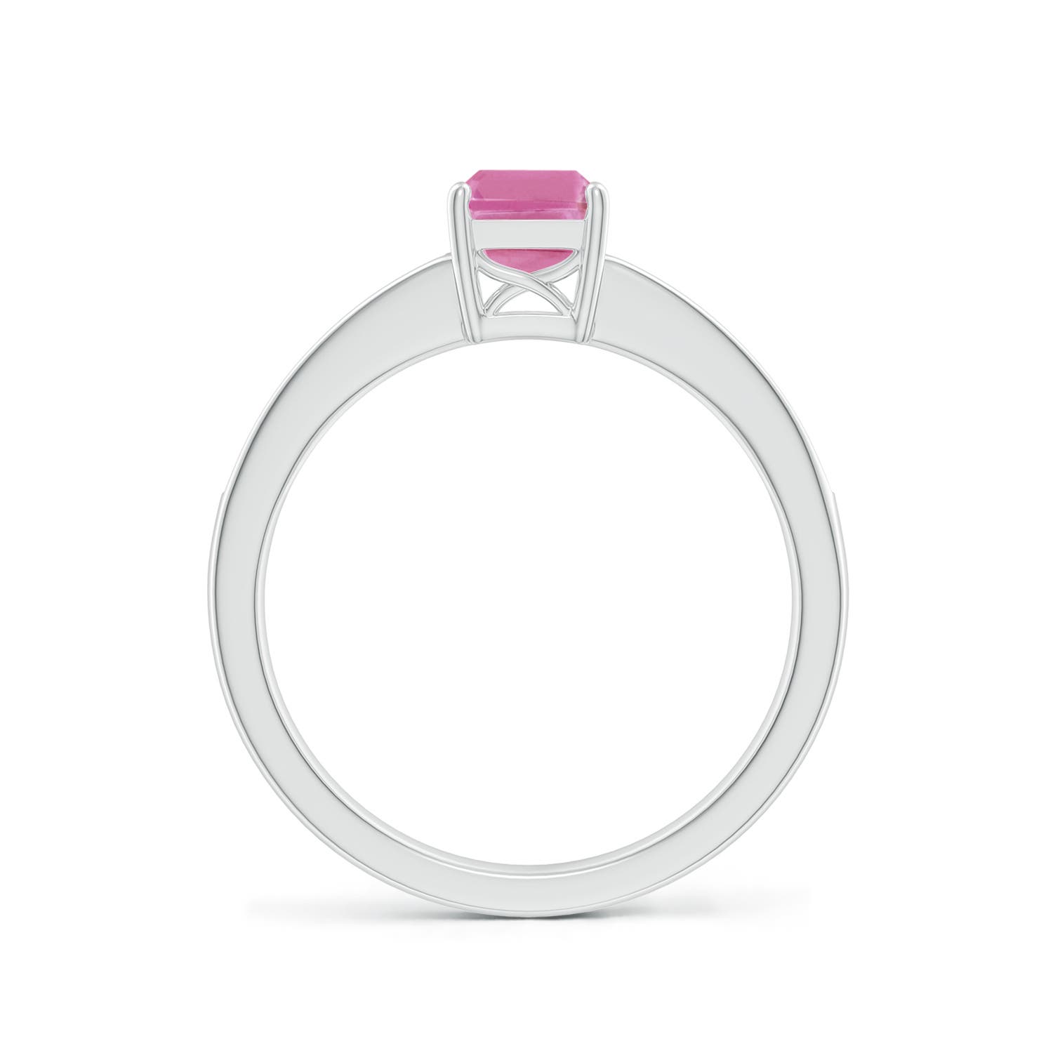 AA - Pink Sapphire / 1.28 CT / 14 KT White Gold