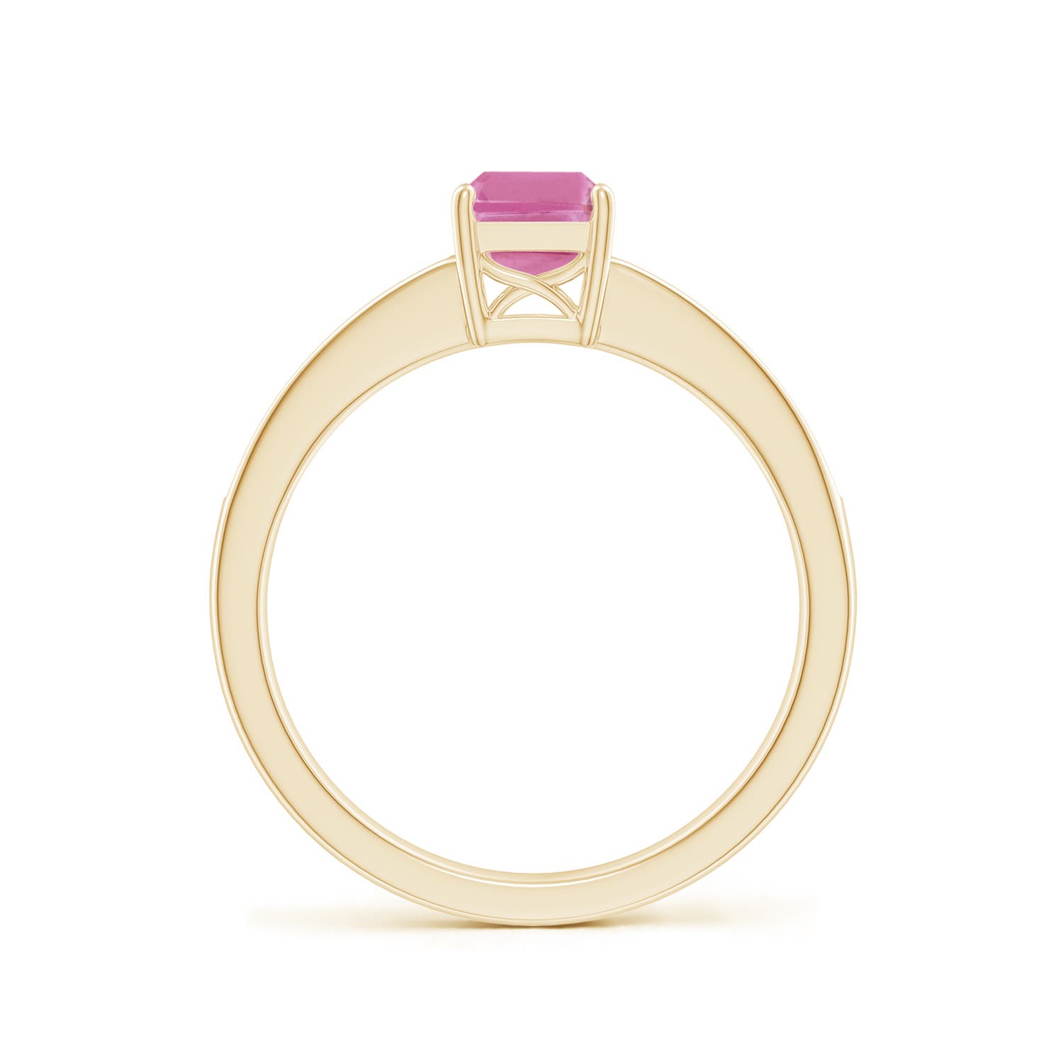 AA - Pink Sapphire / 1.28 CT / 14 KT Yellow Gold