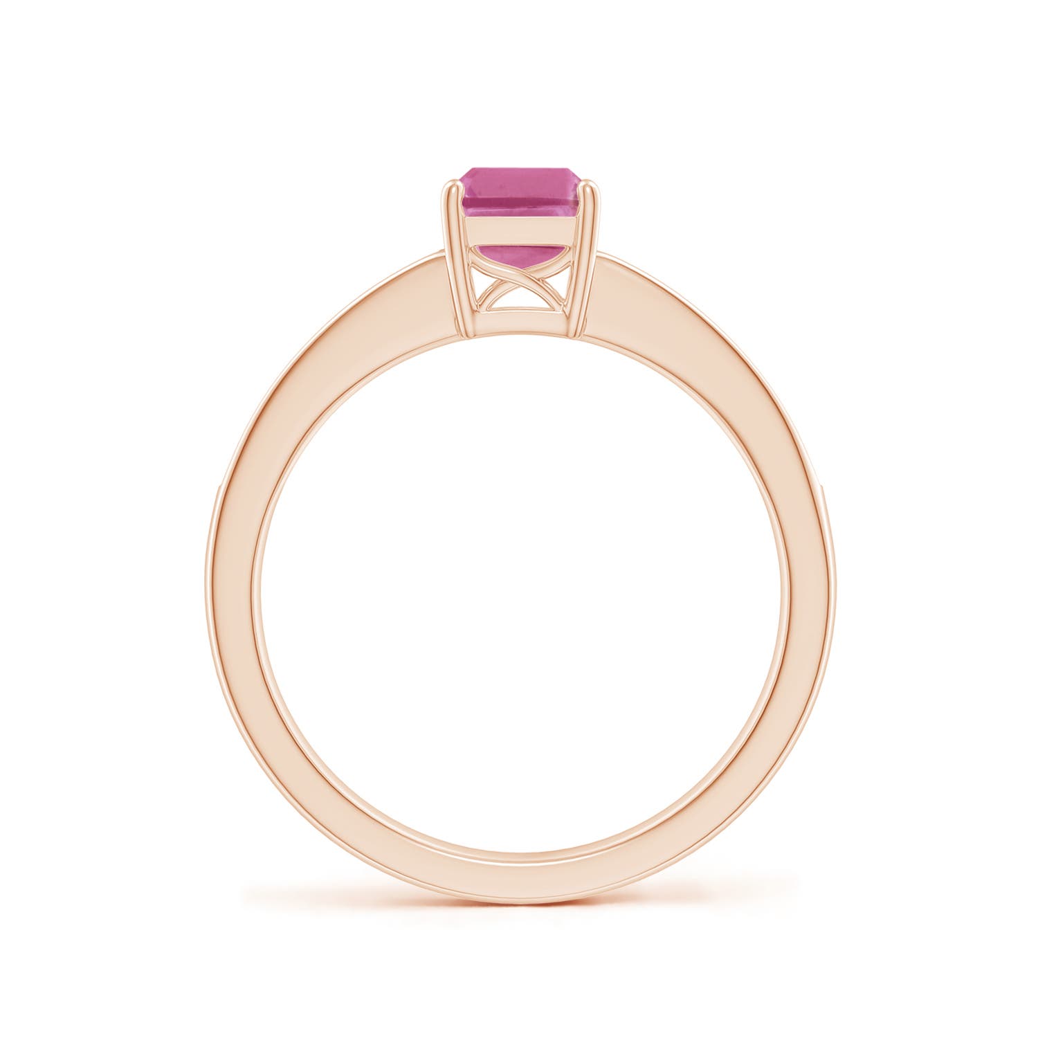 AAA - Pink Sapphire / 1.28 CT / 14 KT Rose Gold