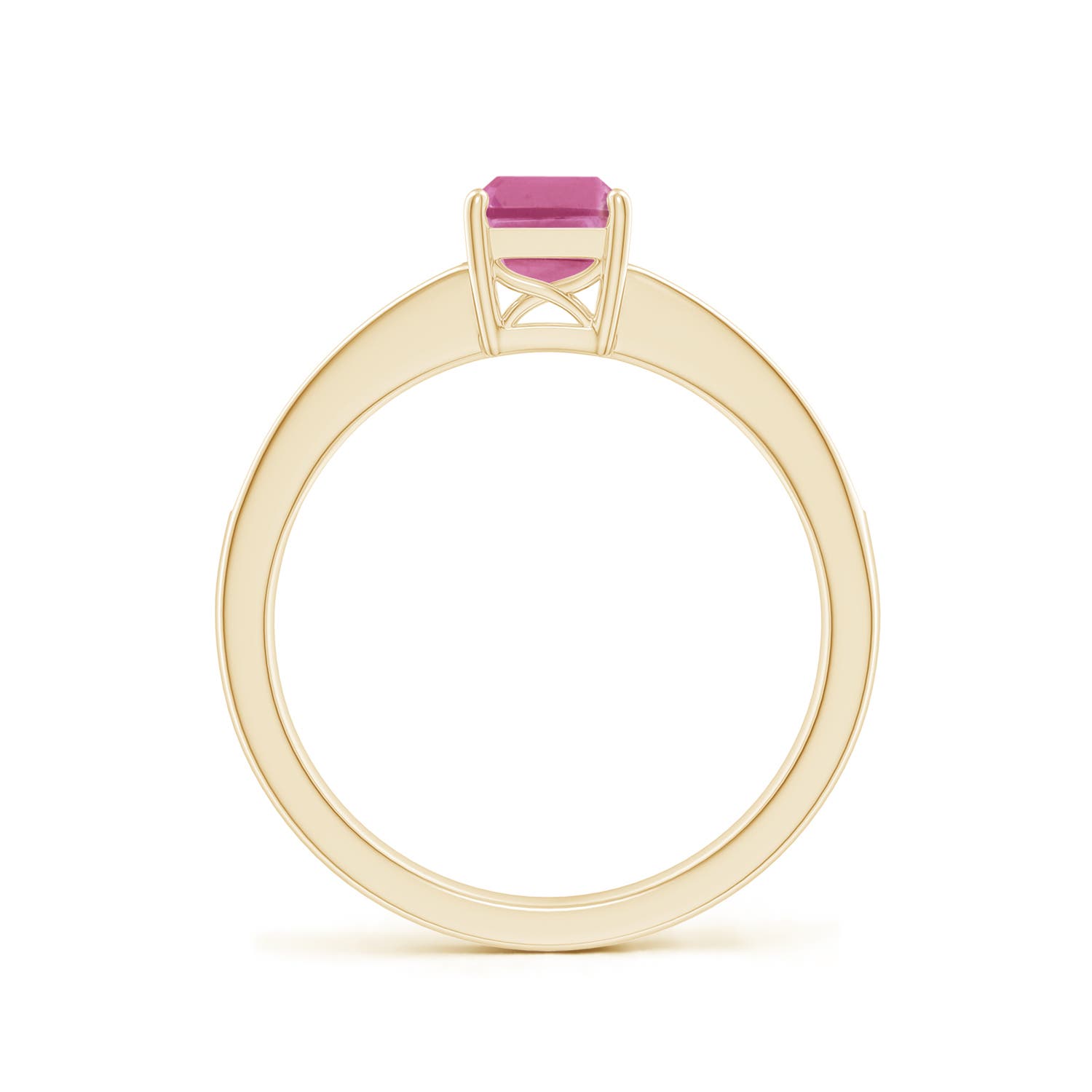 AAA - Pink Sapphire / 1.28 CT / 14 KT Yellow Gold