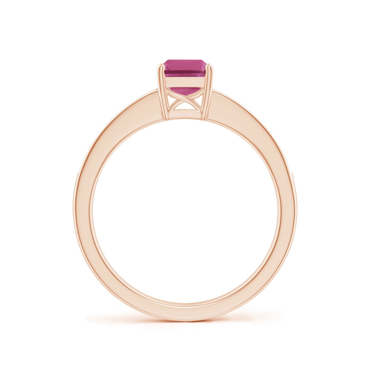 AAAA - Pink Sapphire / 1.28 CT / 14 KT Rose Gold