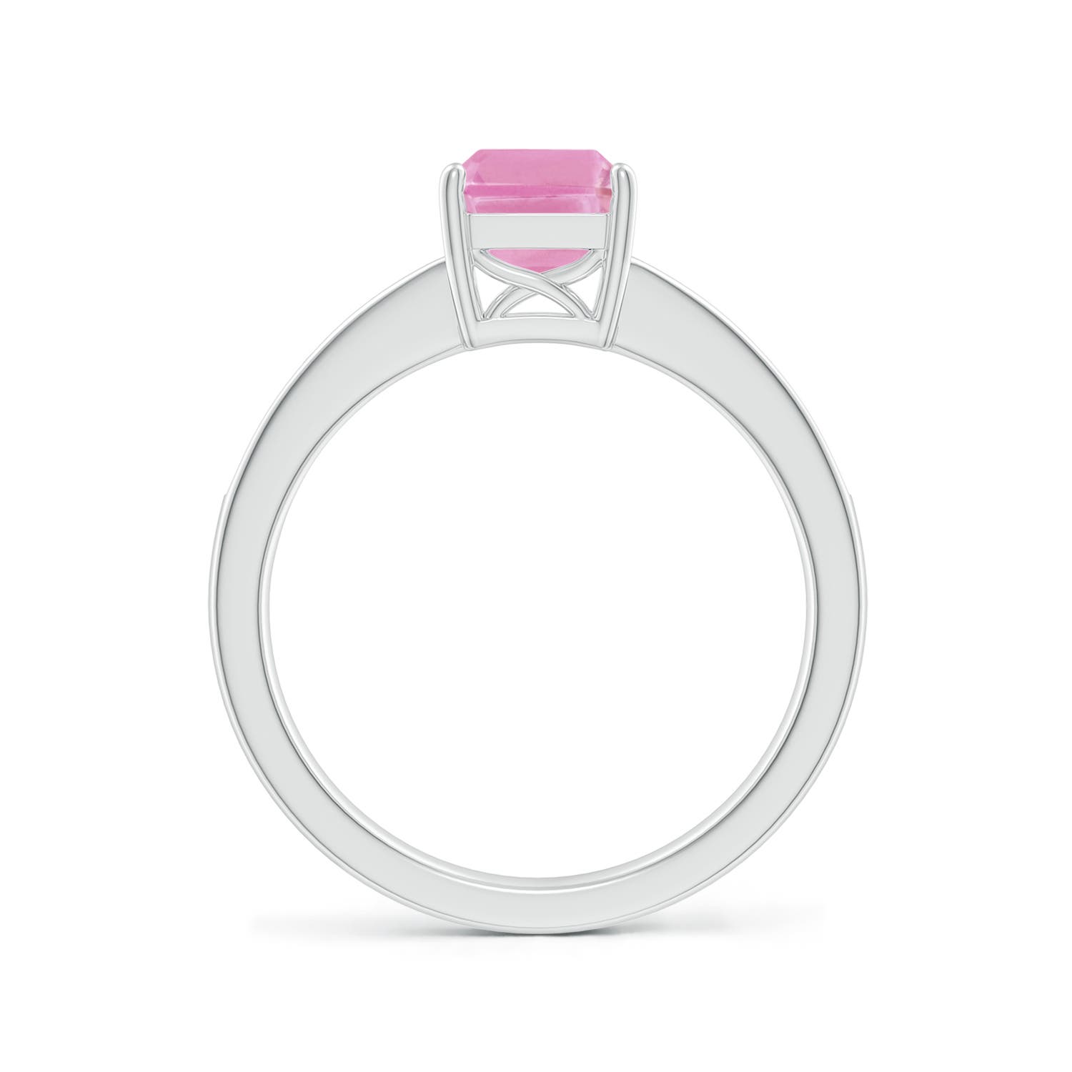 A - Pink Sapphire / 1.64 CT / 14 KT White Gold