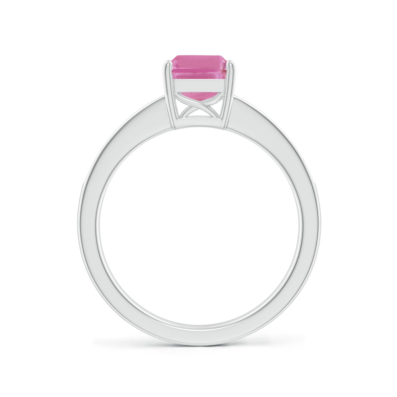 AA - Pink Sapphire / 1.64 CT / 14 KT White Gold