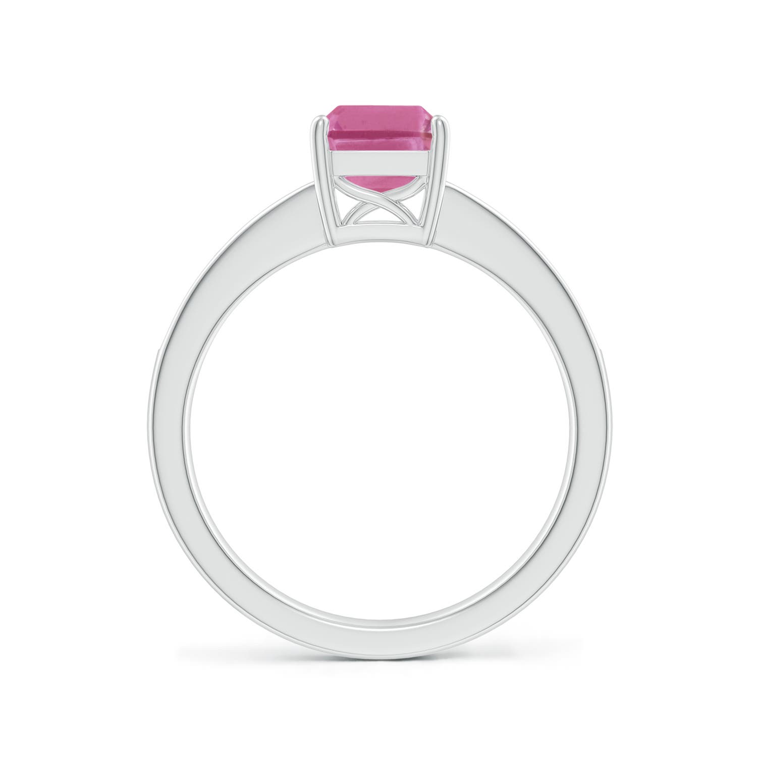 AAA - Pink Sapphire / 1.64 CT / 14 KT White Gold