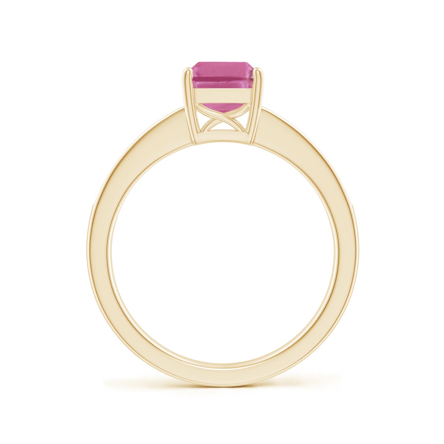 AAA - Pink Sapphire / 1.64 CT / 14 KT Yellow Gold