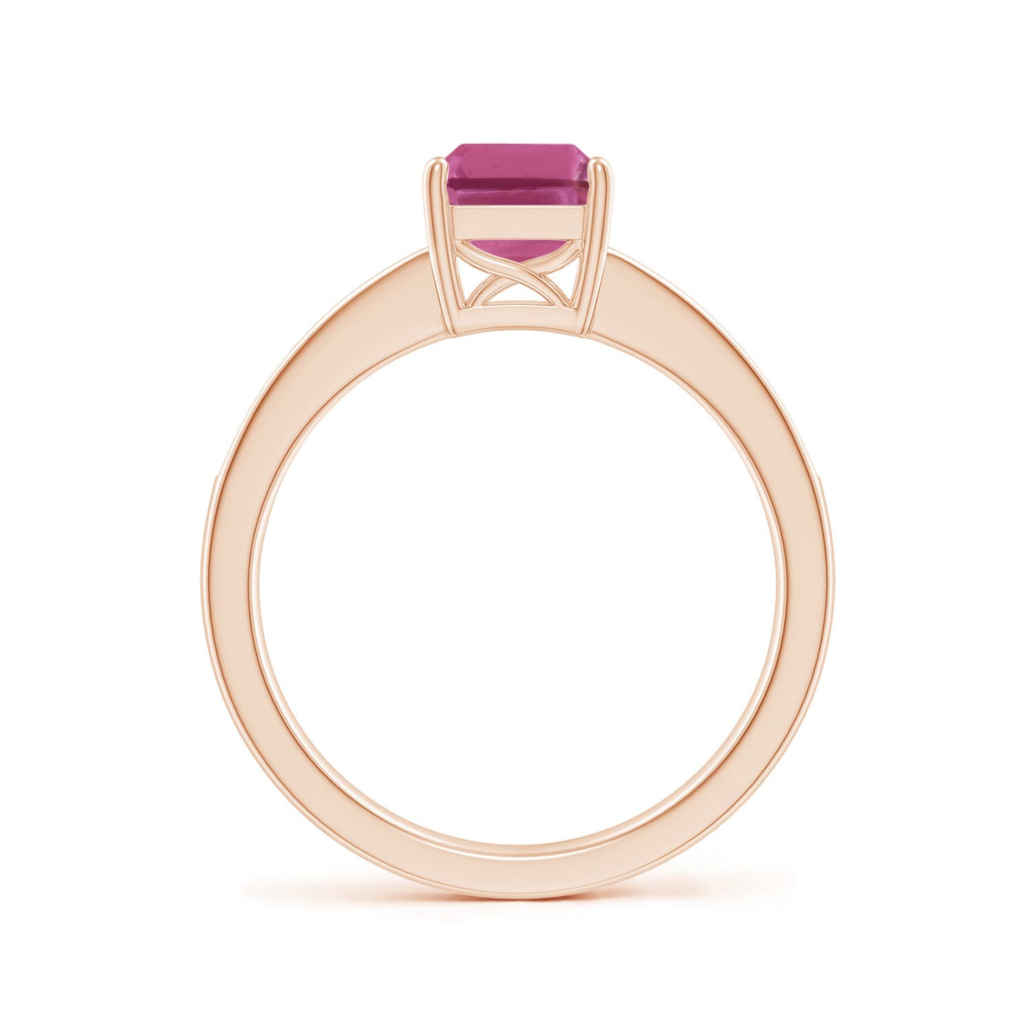 AAAA - Pink Sapphire / 1.64 CT / 14 KT Rose Gold