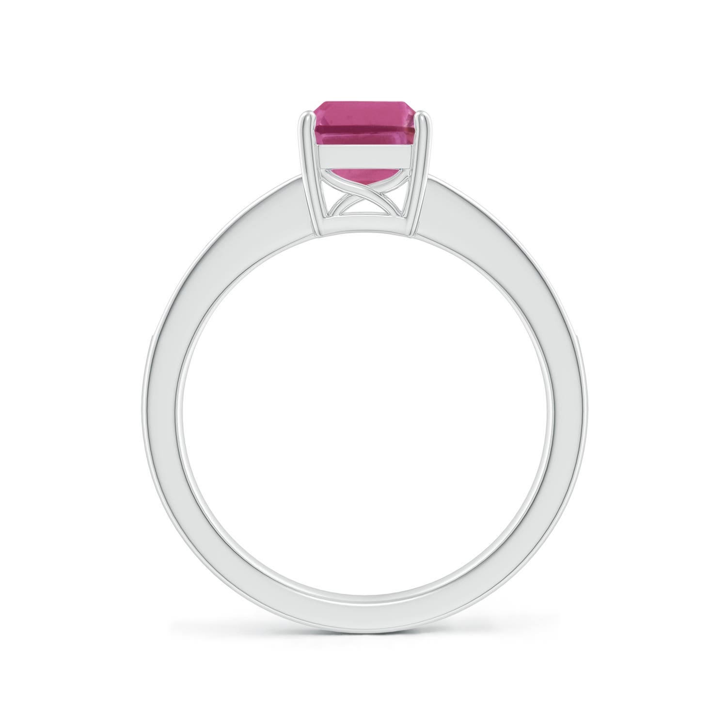 AAAA - Pink Sapphire / 1.64 CT / 14 KT White Gold