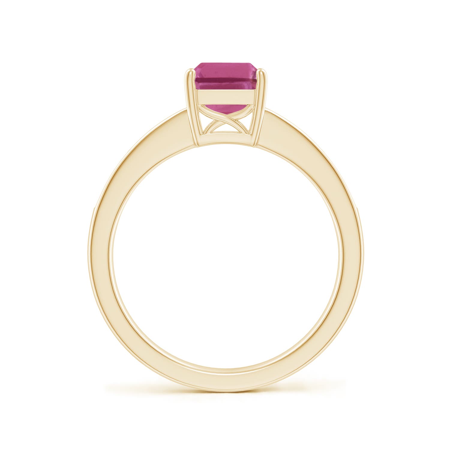 AAAA - Pink Sapphire / 1.64 CT / 14 KT Yellow Gold