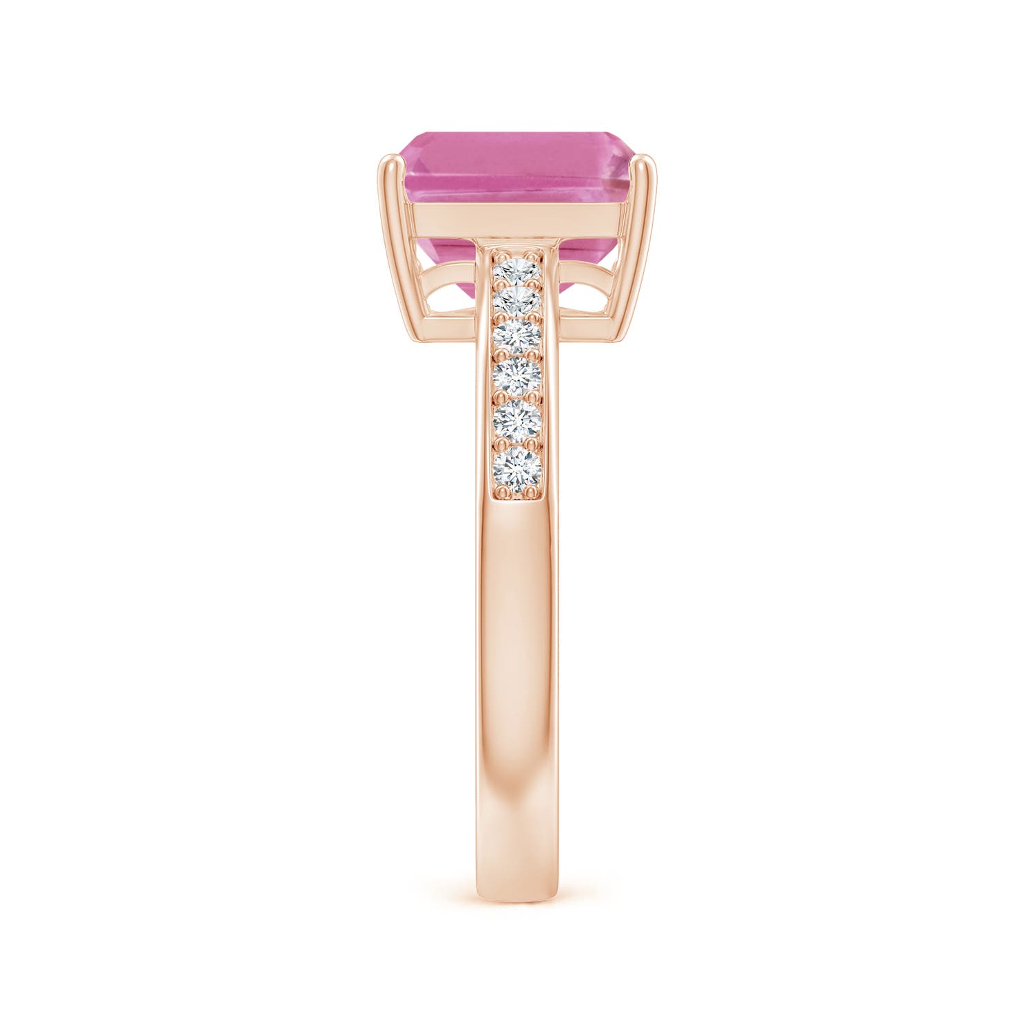 AA - Pink Sapphire / 2.14 CT / 14 KT Rose Gold