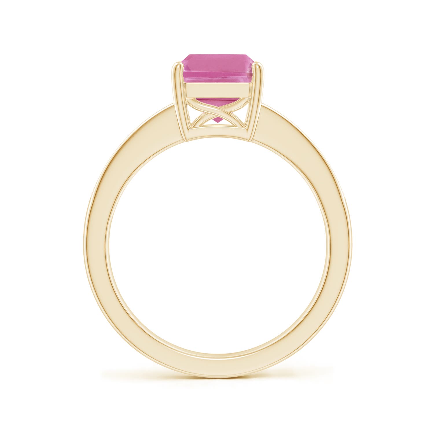 AA - Pink Sapphire / 2.14 CT / 14 KT Yellow Gold