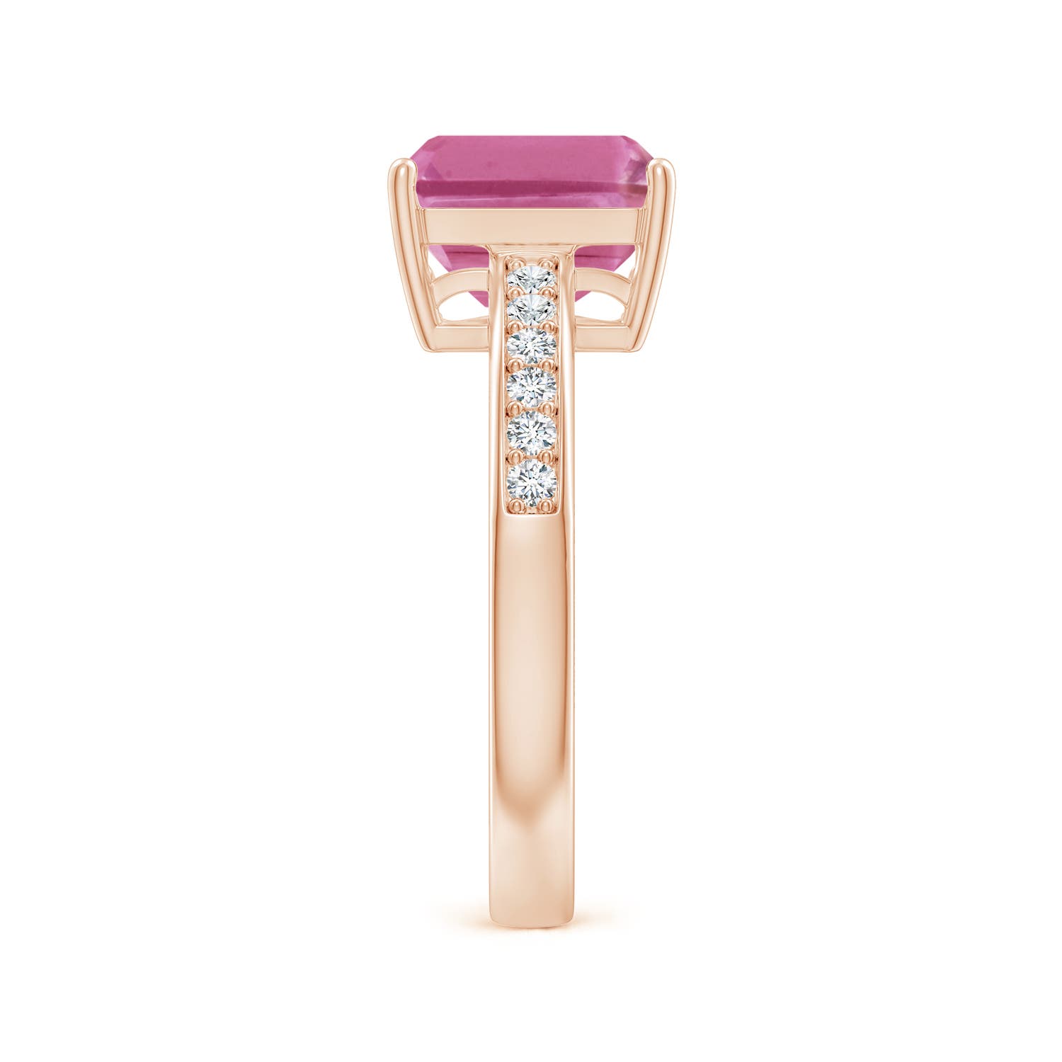 AAA - Pink Sapphire / 2.14 CT / 14 KT Rose Gold