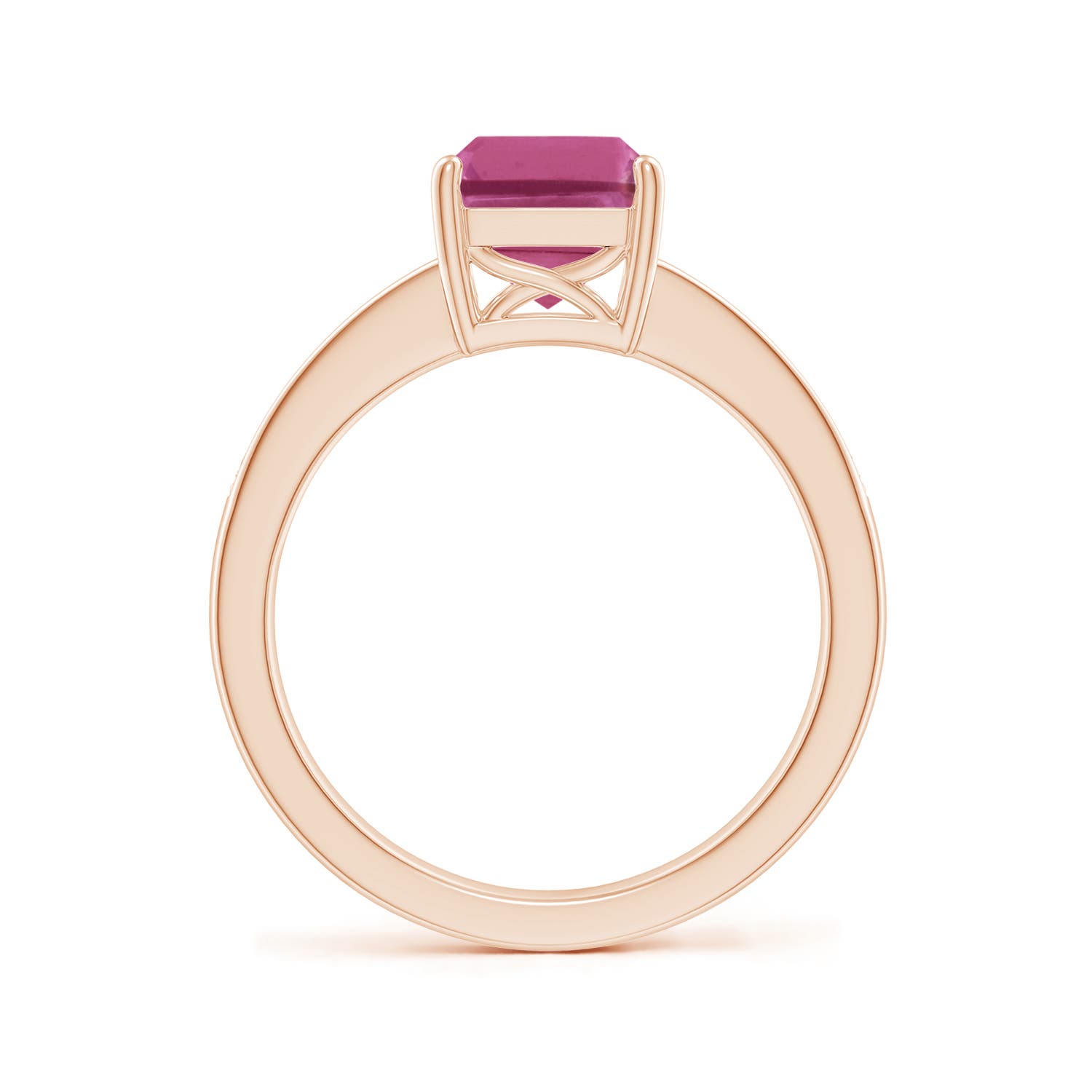 AAAA - Pink Sapphire / 2.14 CT / 14 KT Rose Gold