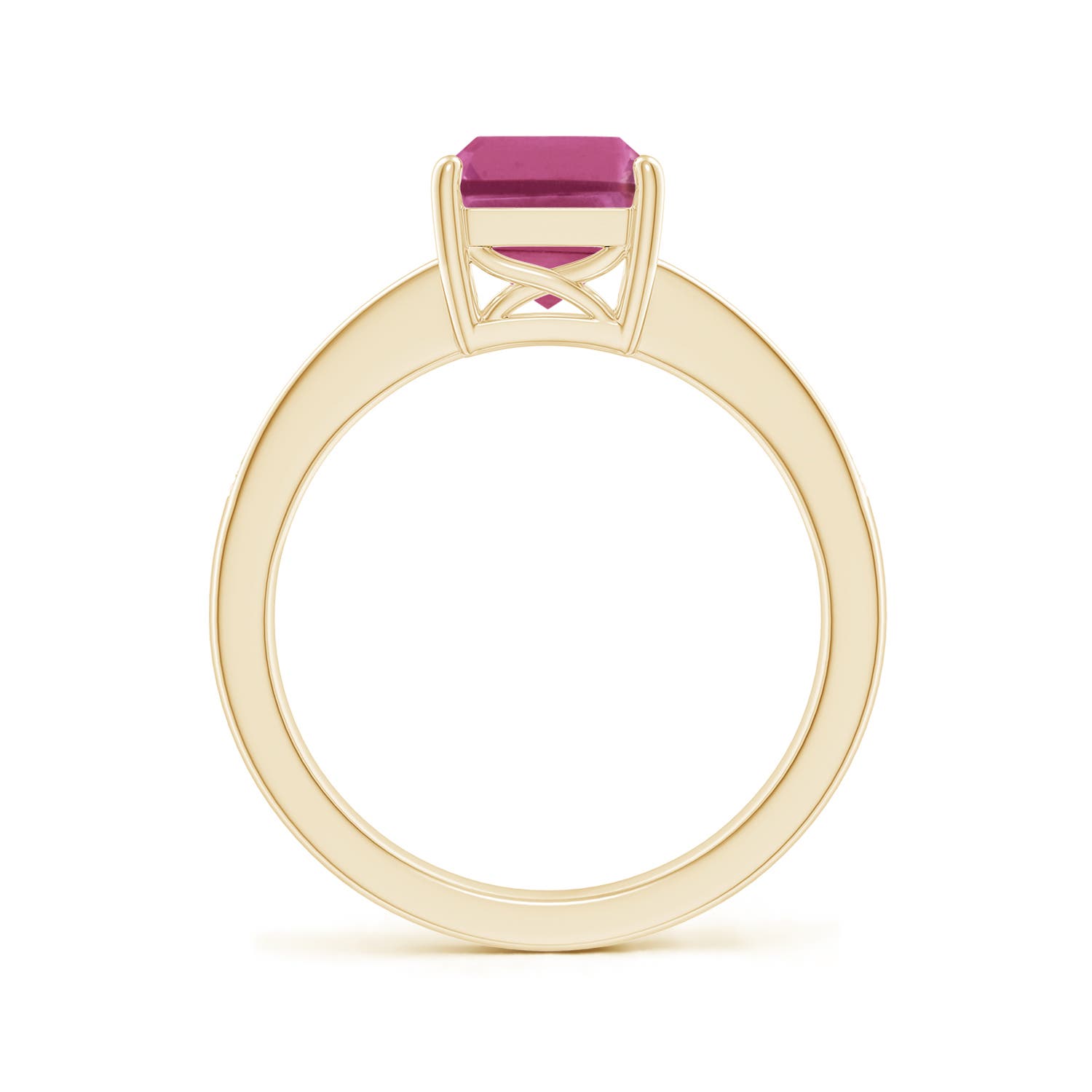 AAAA - Pink Sapphire / 2.14 CT / 14 KT Yellow Gold