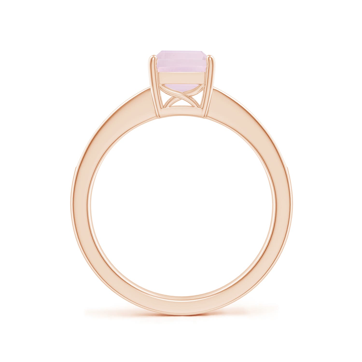 A - Rose Quartz / 1.69 CT / 14 KT Rose Gold