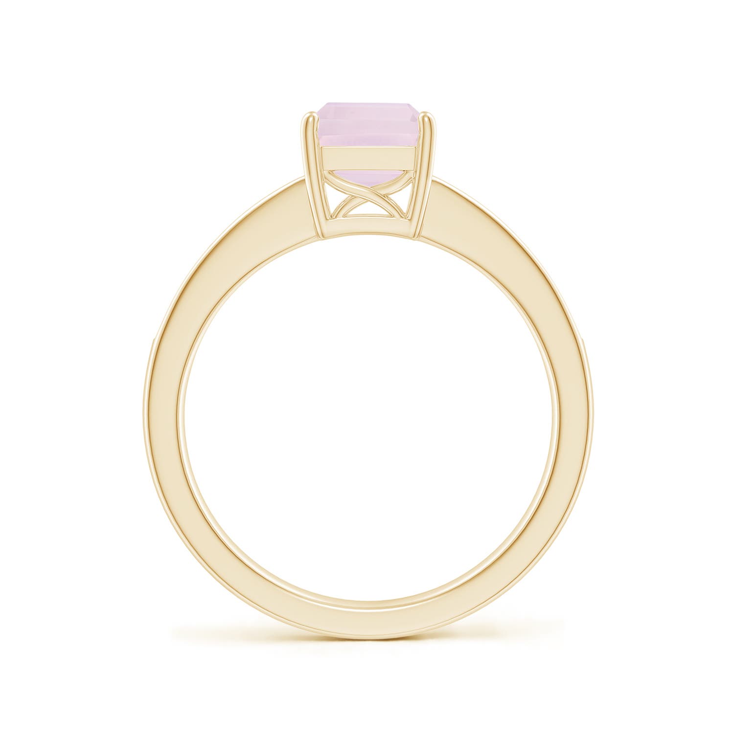 A - Rose Quartz / 1.69 CT / 14 KT Yellow Gold