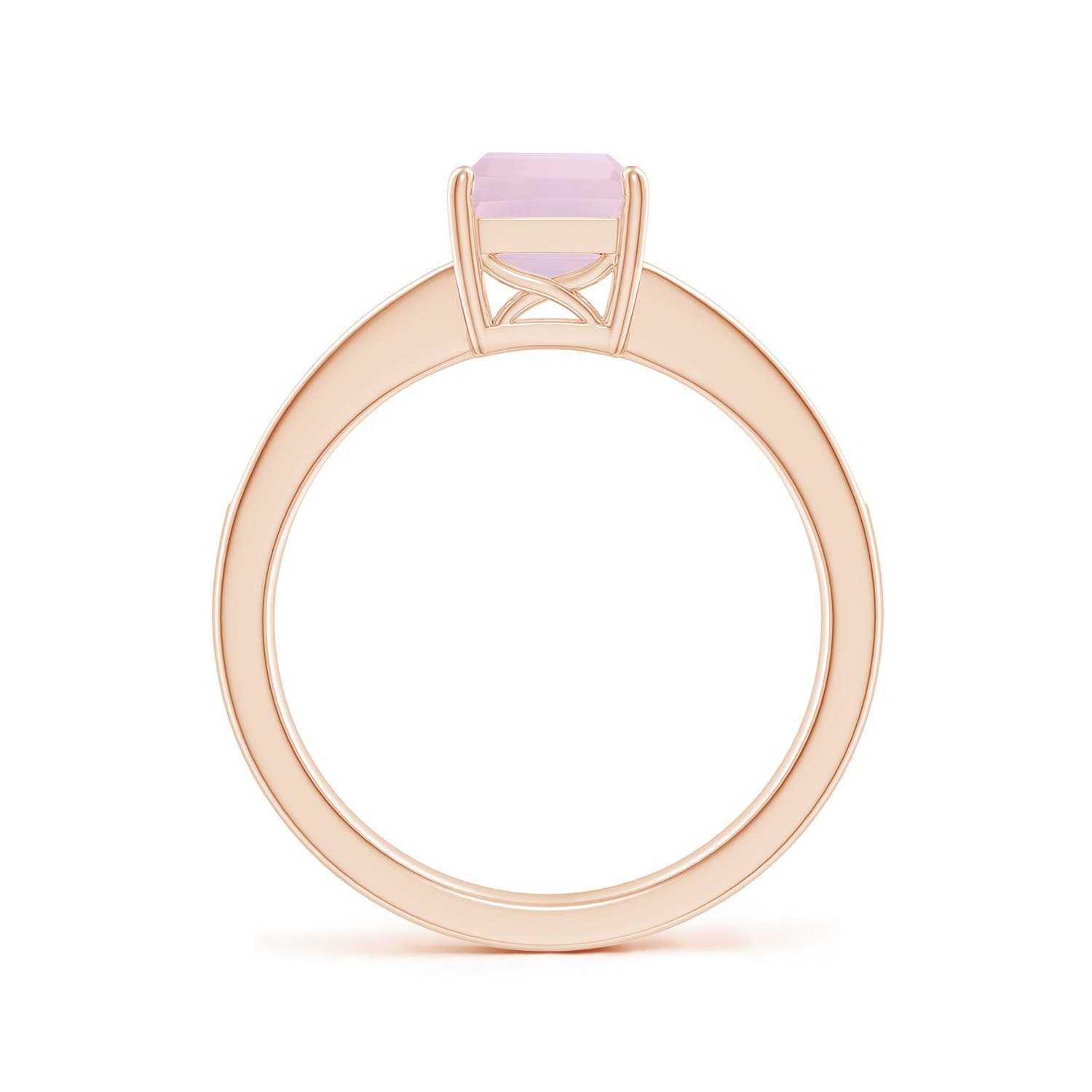 AA - Rose Quartz / 1.69 CT / 14 KT Rose Gold