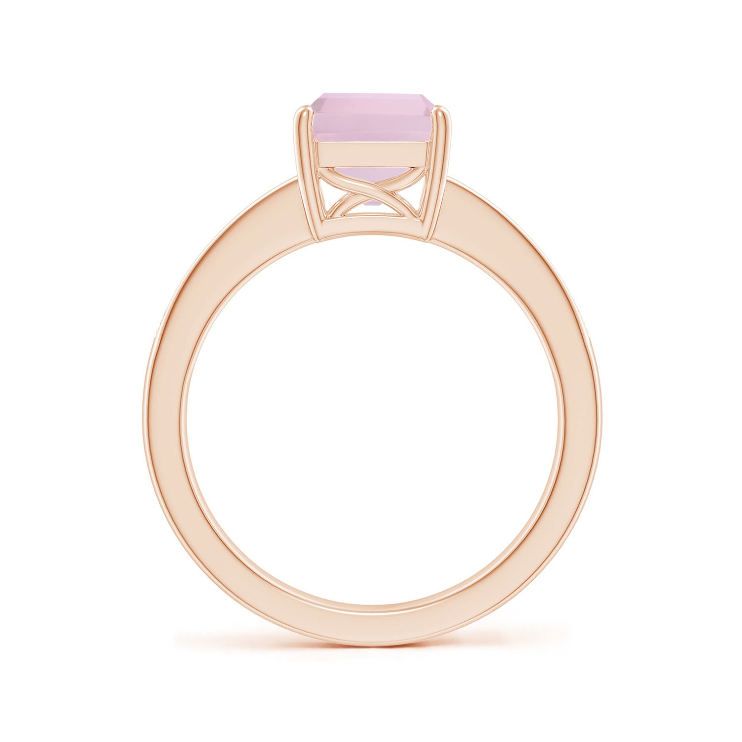 AAA - Rose Quartz / 2.34 CT / 14 KT Rose Gold