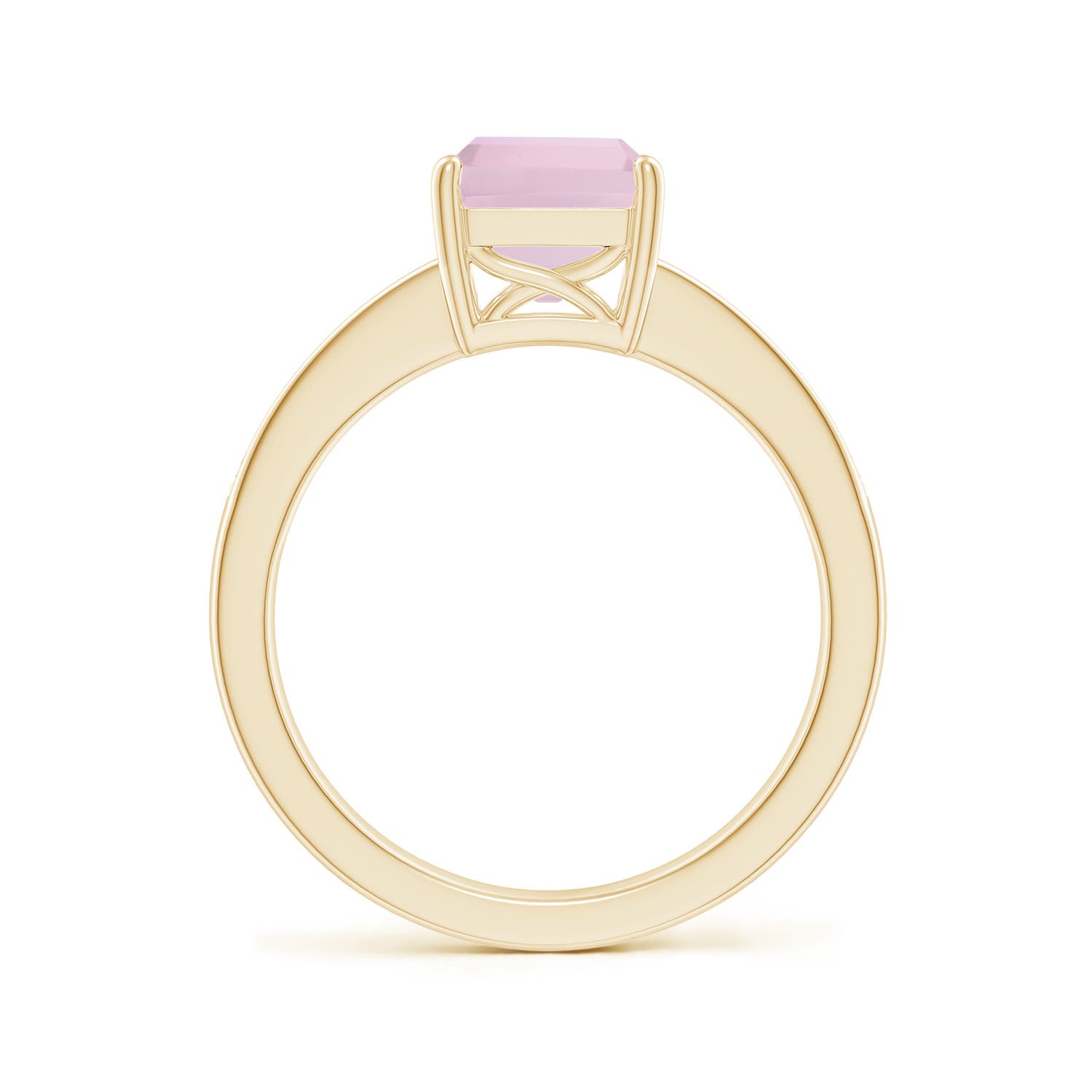 AAA - Rose Quartz / 2.34 CT / 14 KT Yellow Gold