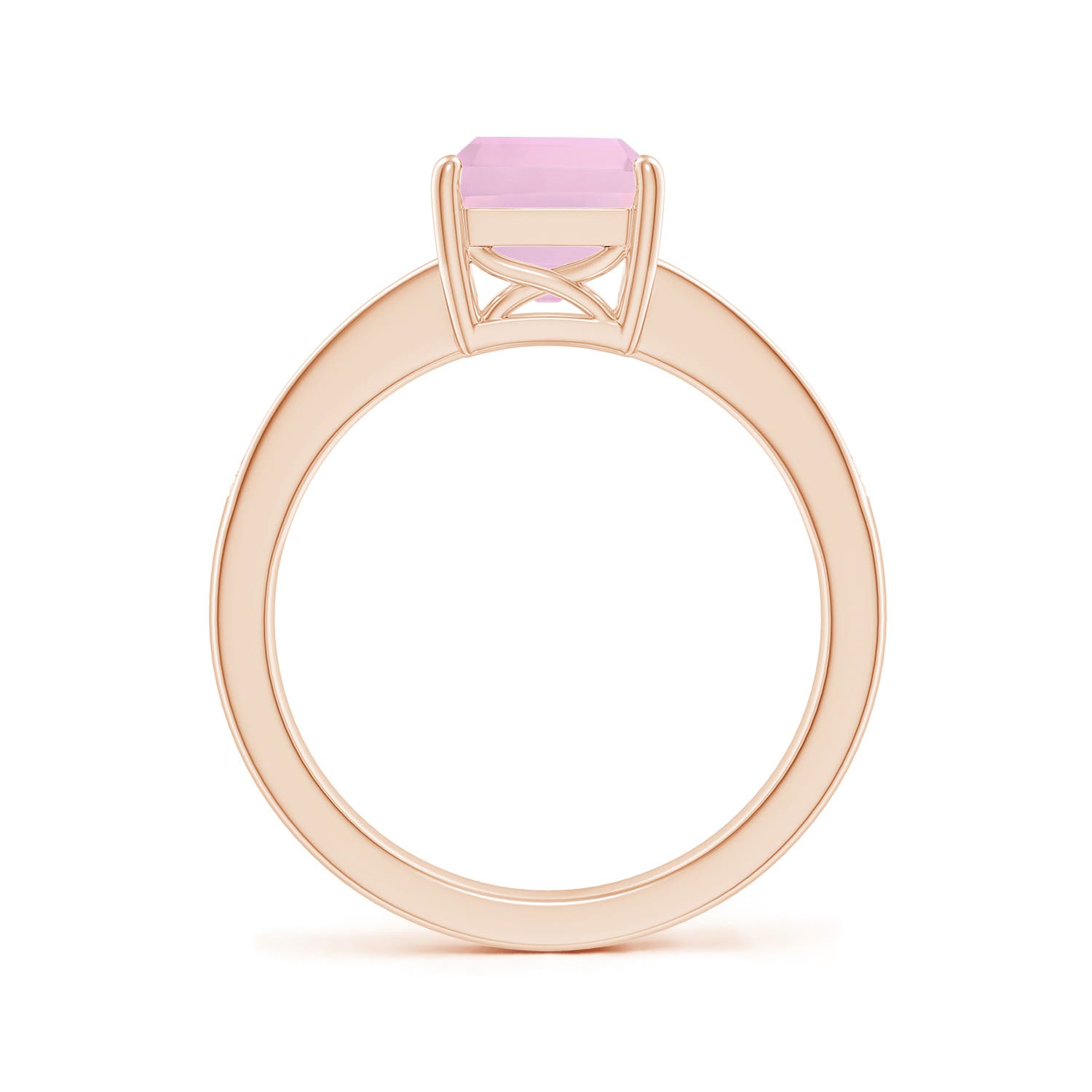 AAAA - Rose Quartz / 2.34 CT / 14 KT Rose Gold