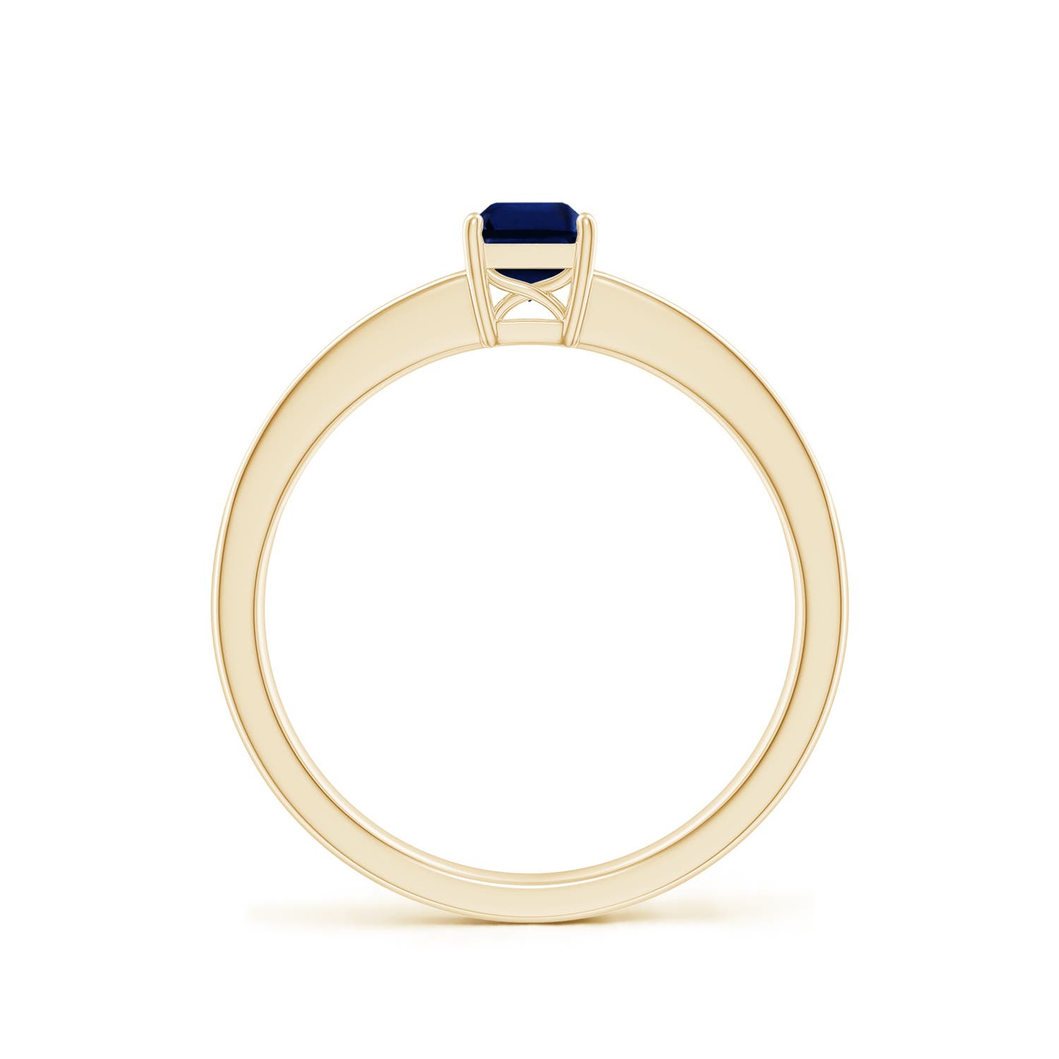 AAA - Blue Sapphire / 0.76 CT / 14 KT Yellow Gold