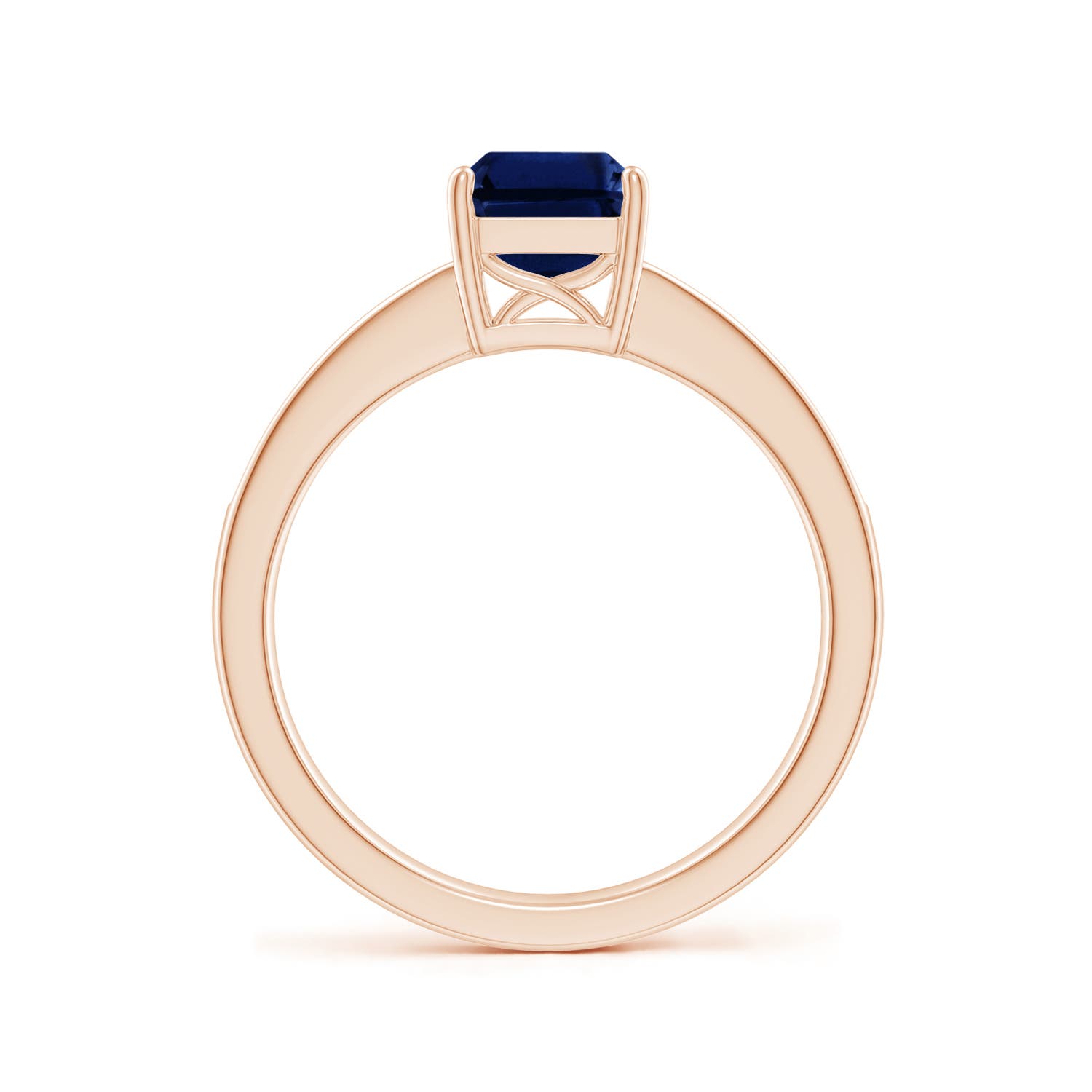 AAA - Blue Sapphire / 1.79 CT / 14 KT Rose Gold