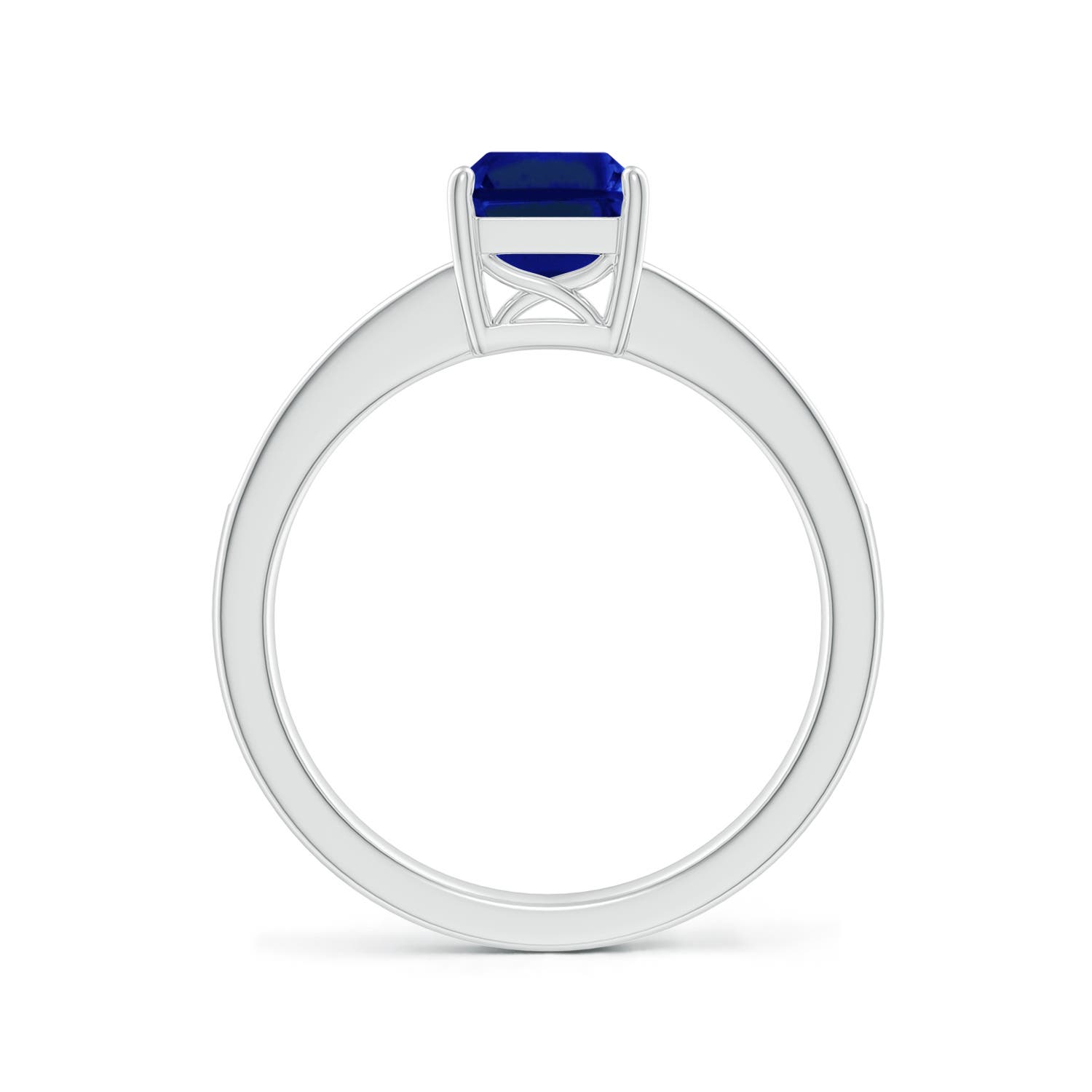 AAAA - Blue Sapphire / 1.79 CT / 14 KT White Gold