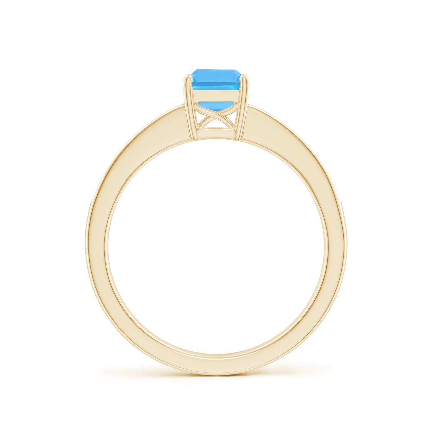 AA - Swiss Blue Topaz / 1.33 CT / 14 KT Yellow Gold