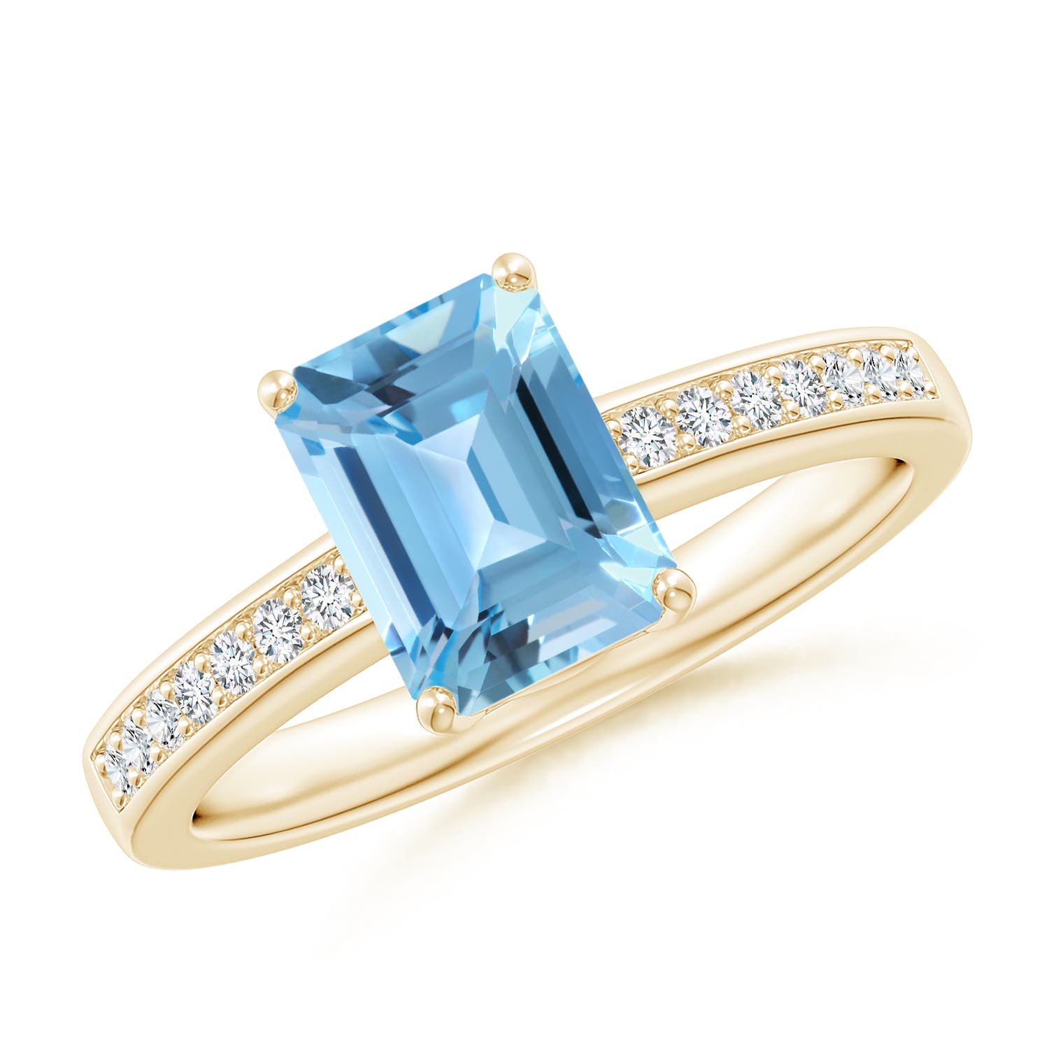 A - Swiss Blue Topaz / 2.09 CT / 14 KT Yellow Gold