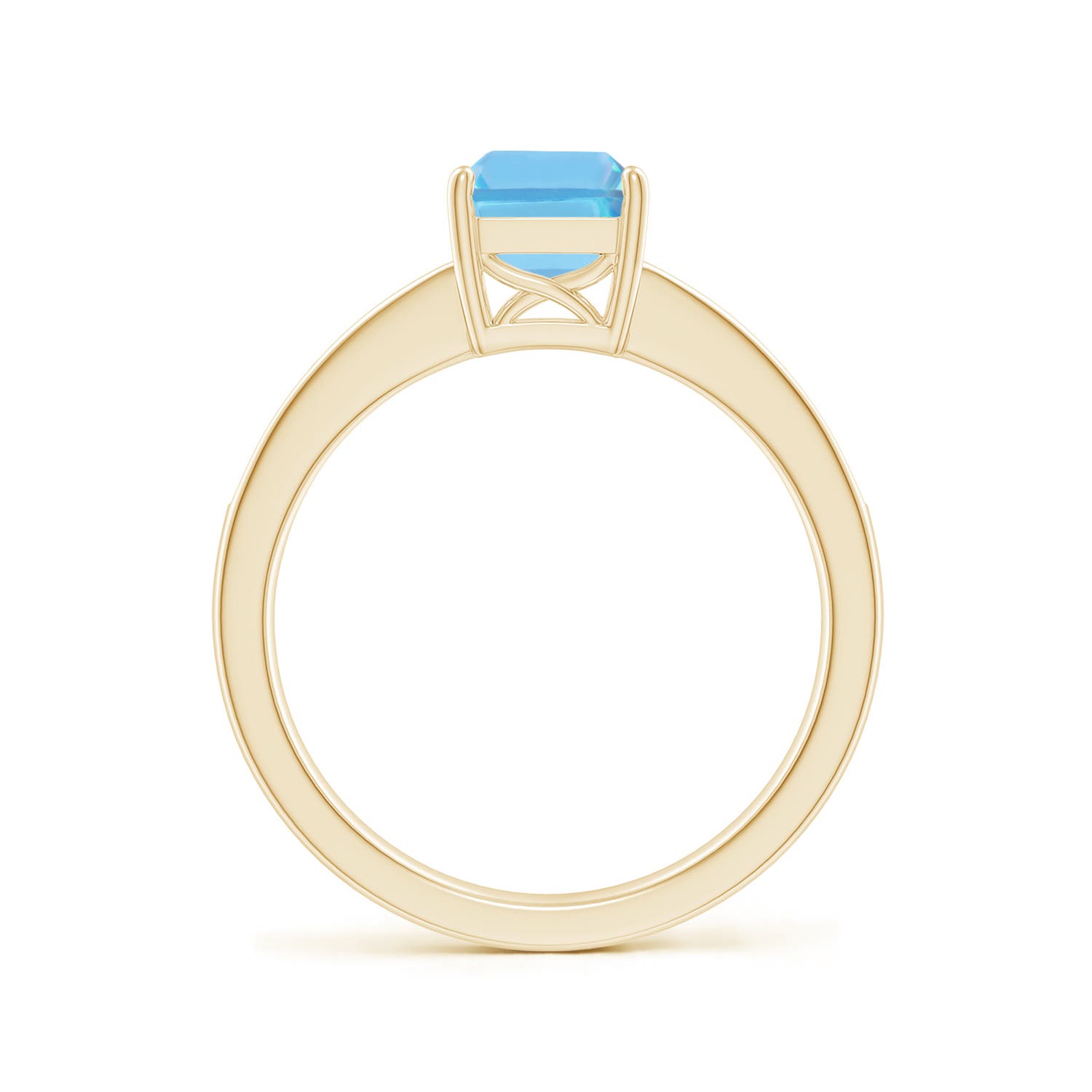 A - Swiss Blue Topaz / 2.09 CT / 14 KT Yellow Gold