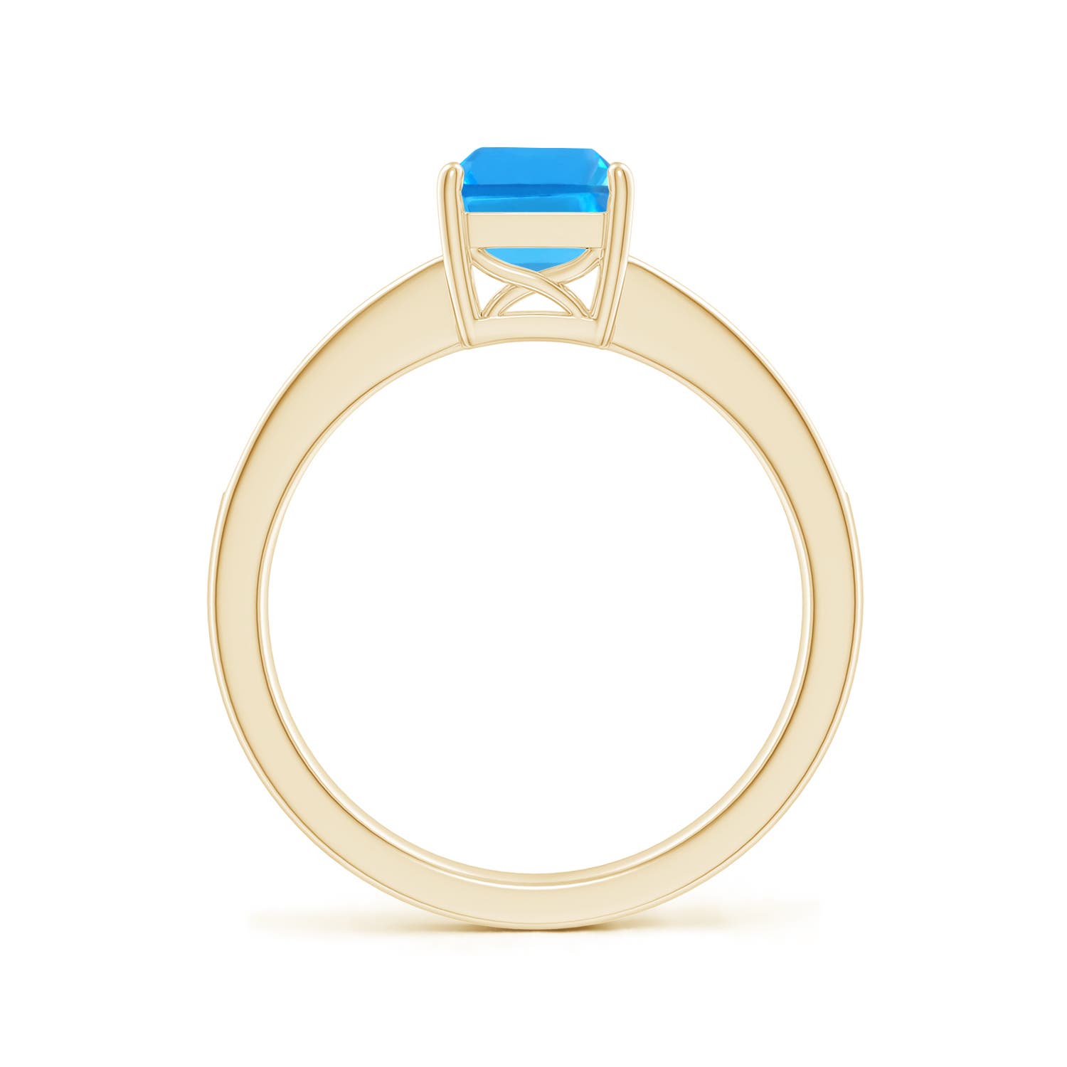 AAAA - Swiss Blue Topaz / 2.09 CT / 14 KT Yellow Gold