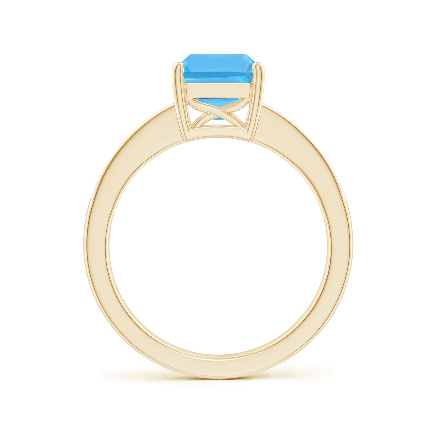 AA - Swiss Blue Topaz / 2.89 CT / 14 KT Yellow Gold