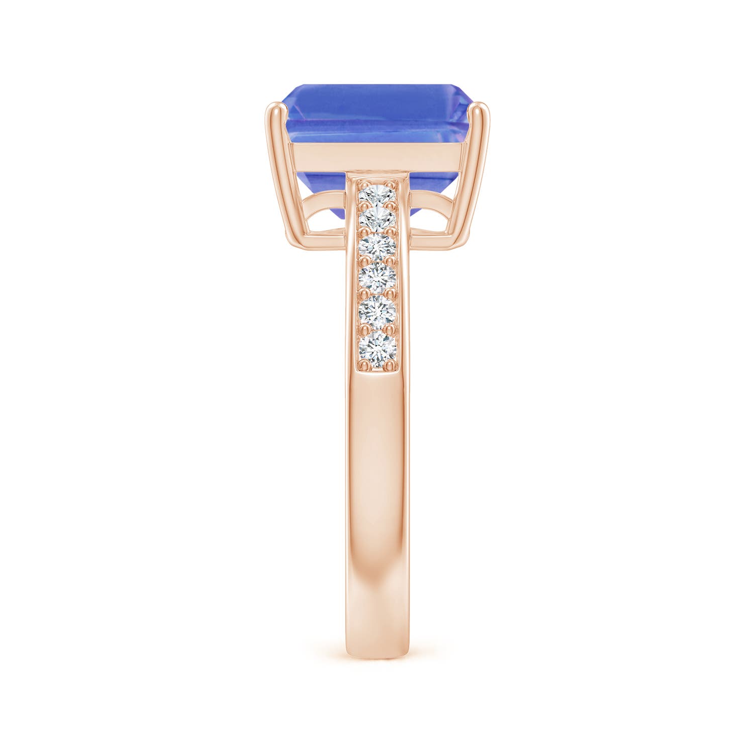 AA - Tanzanite / 3.32 CT / 14 KT Rose Gold