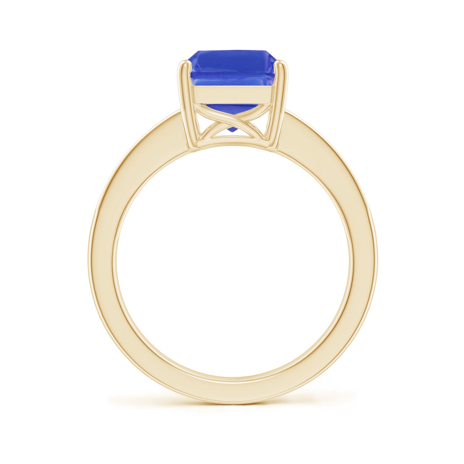 AAA - Tanzanite / 3.32 CT / 14 KT Yellow Gold