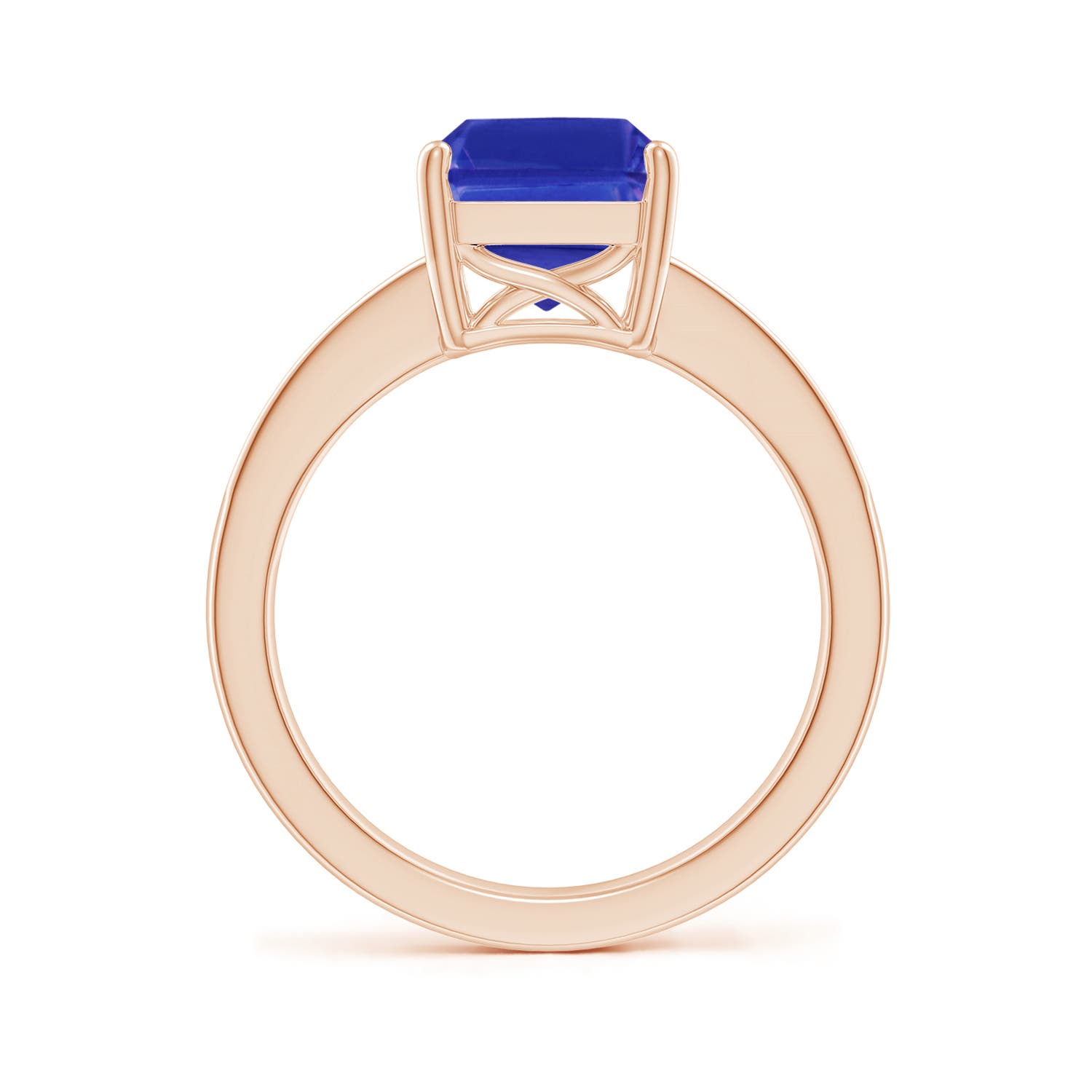 AAAA - Tanzanite / 3.32 CT / 14 KT Rose Gold