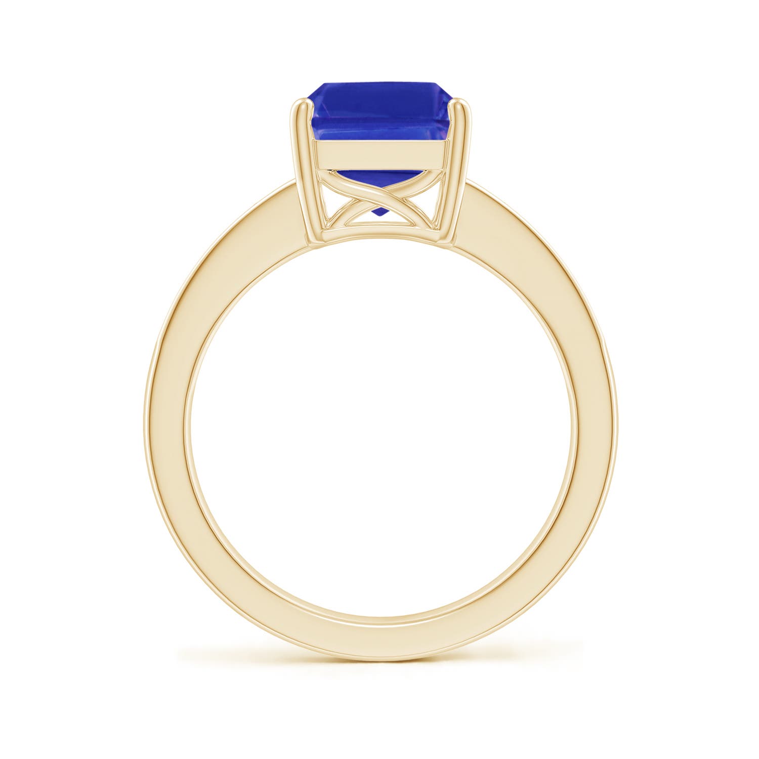 AAAA - Tanzanite / 3.32 CT / 14 KT Yellow Gold