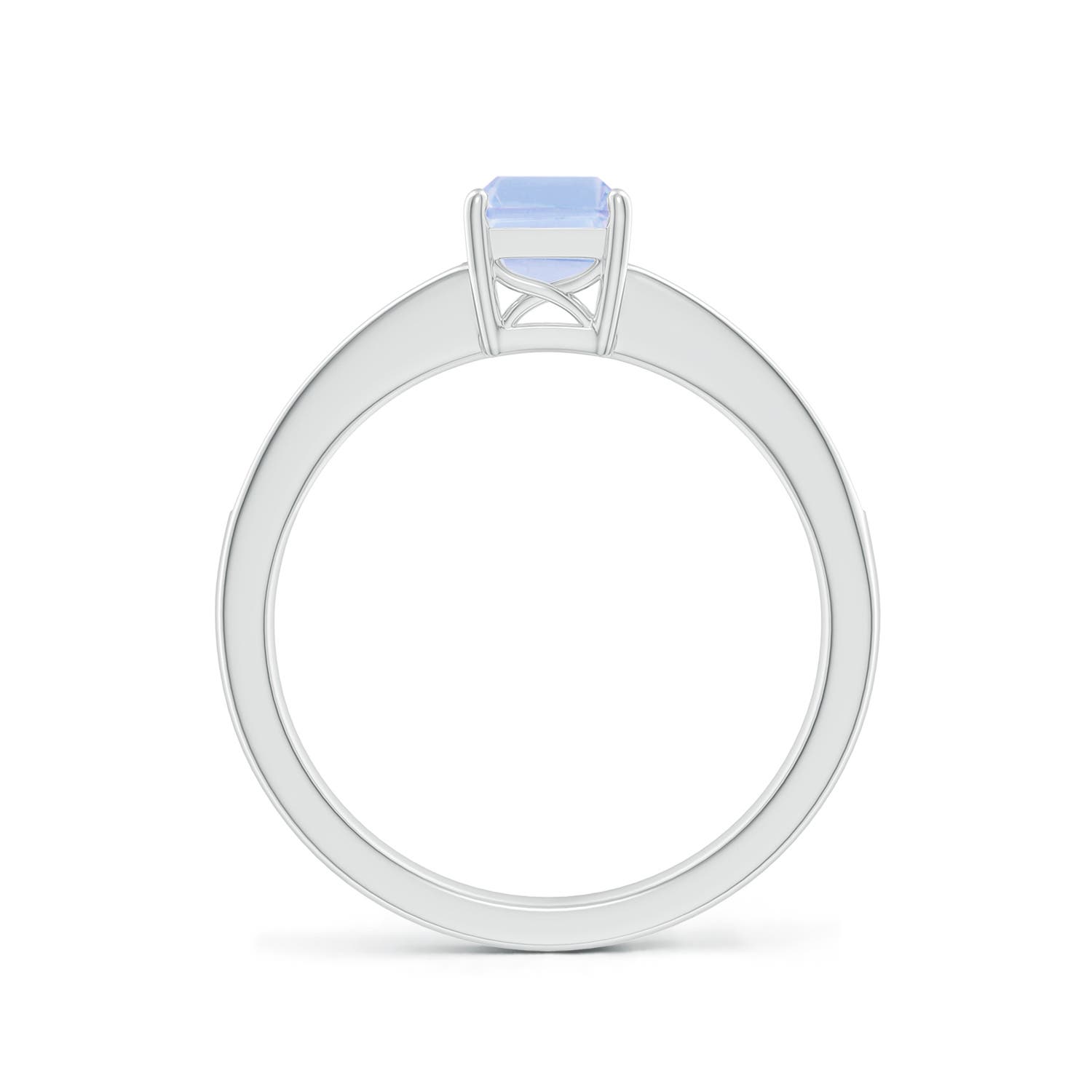 A - Tanzanite / 1.13 CT / 14 KT White Gold