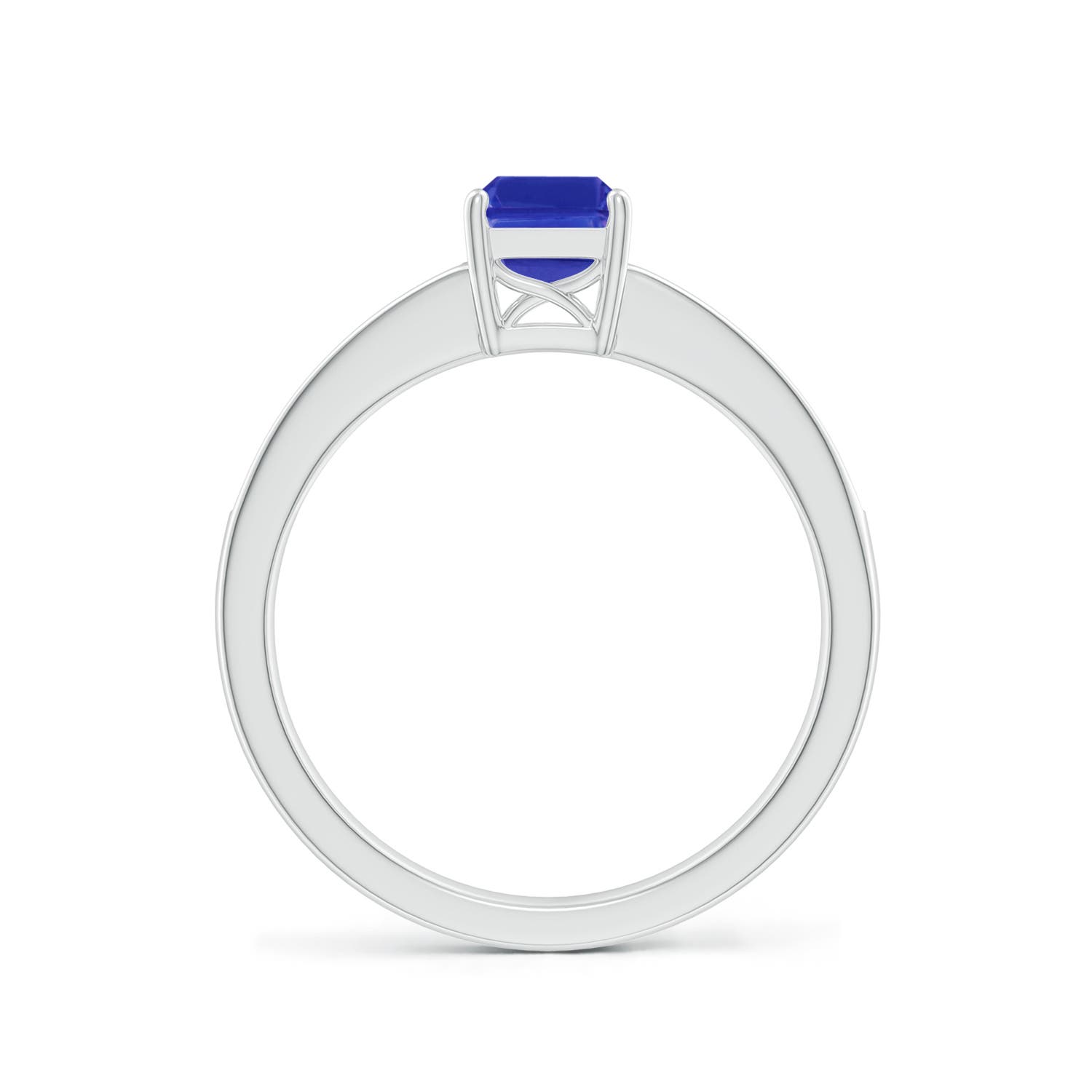 AAAA - Tanzanite / 1.13 CT / 14 KT White Gold