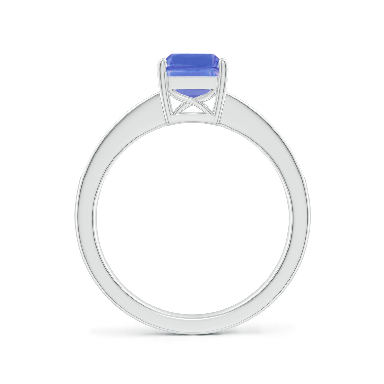 AA - Tanzanite / 1.64 CT / 14 KT White Gold