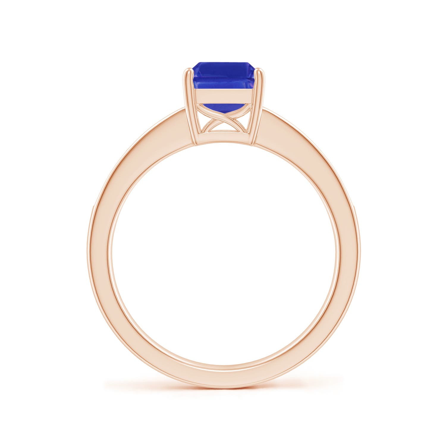 AAAA - Tanzanite / 1.64 CT / 14 KT Rose Gold