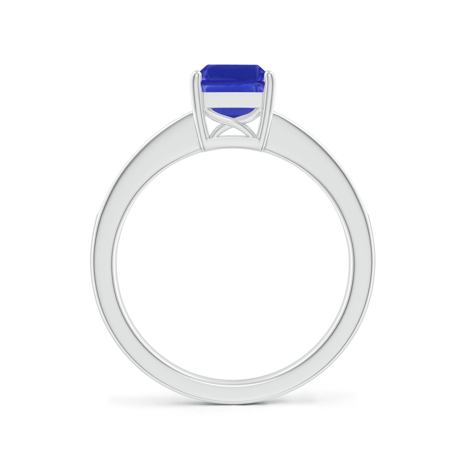 AAAA - Tanzanite / 1.64 CT / 14 KT White Gold