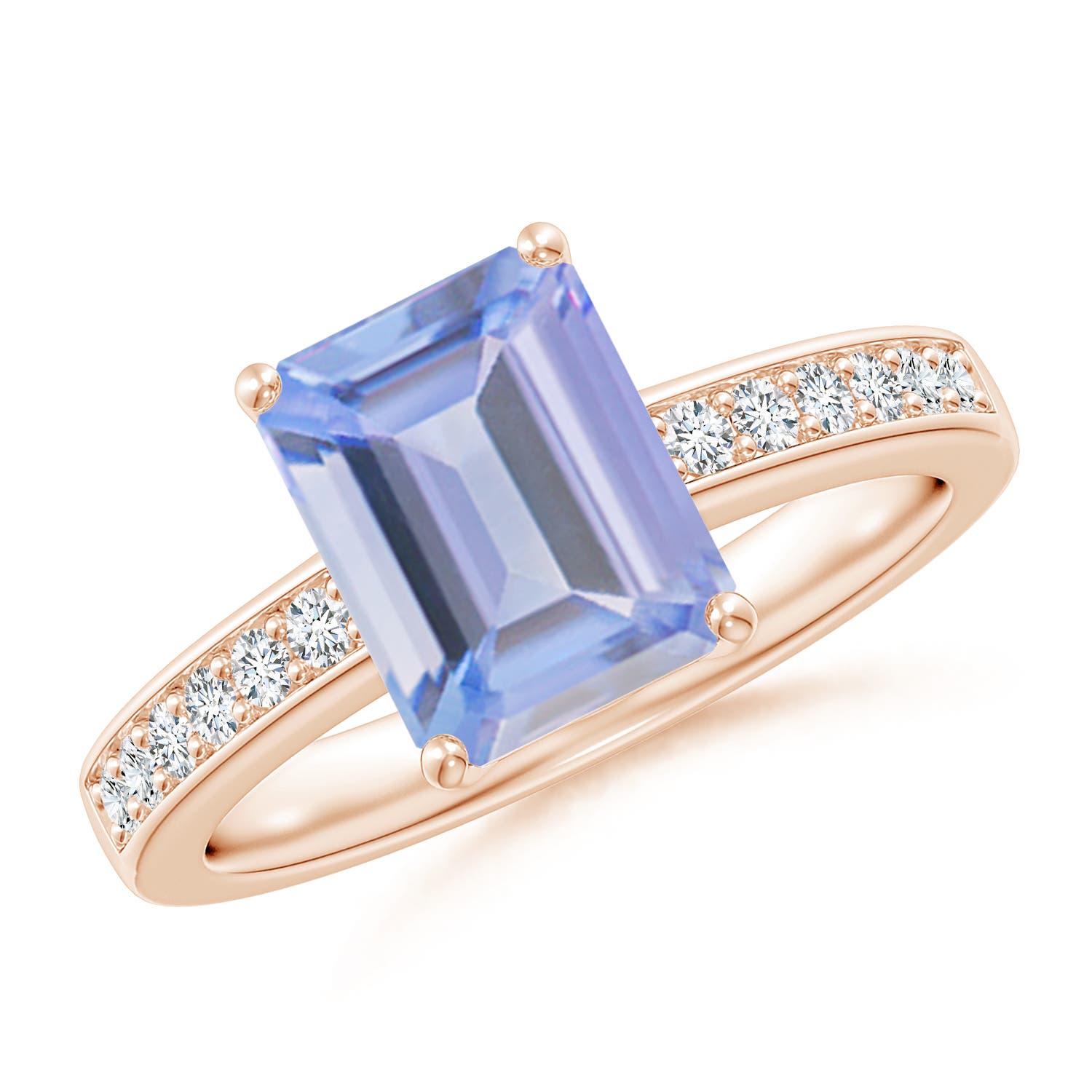 A - Tanzanite / 2.54 CT / 14 KT Rose Gold