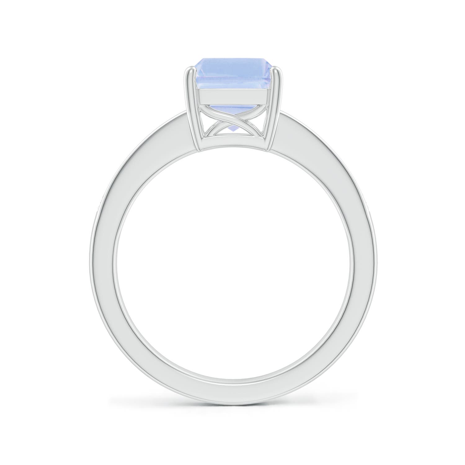 A - Tanzanite / 2.54 CT / 14 KT White Gold