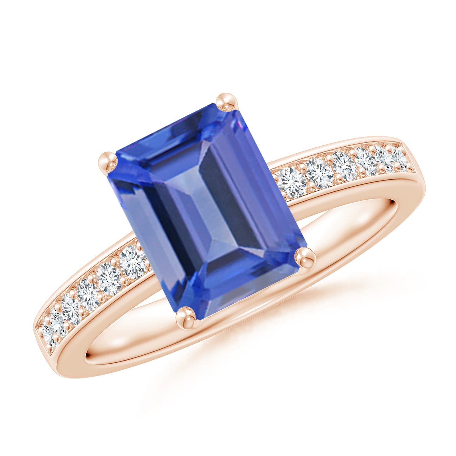 AA - Tanzanite / 2.54 CT / 14 KT Rose Gold