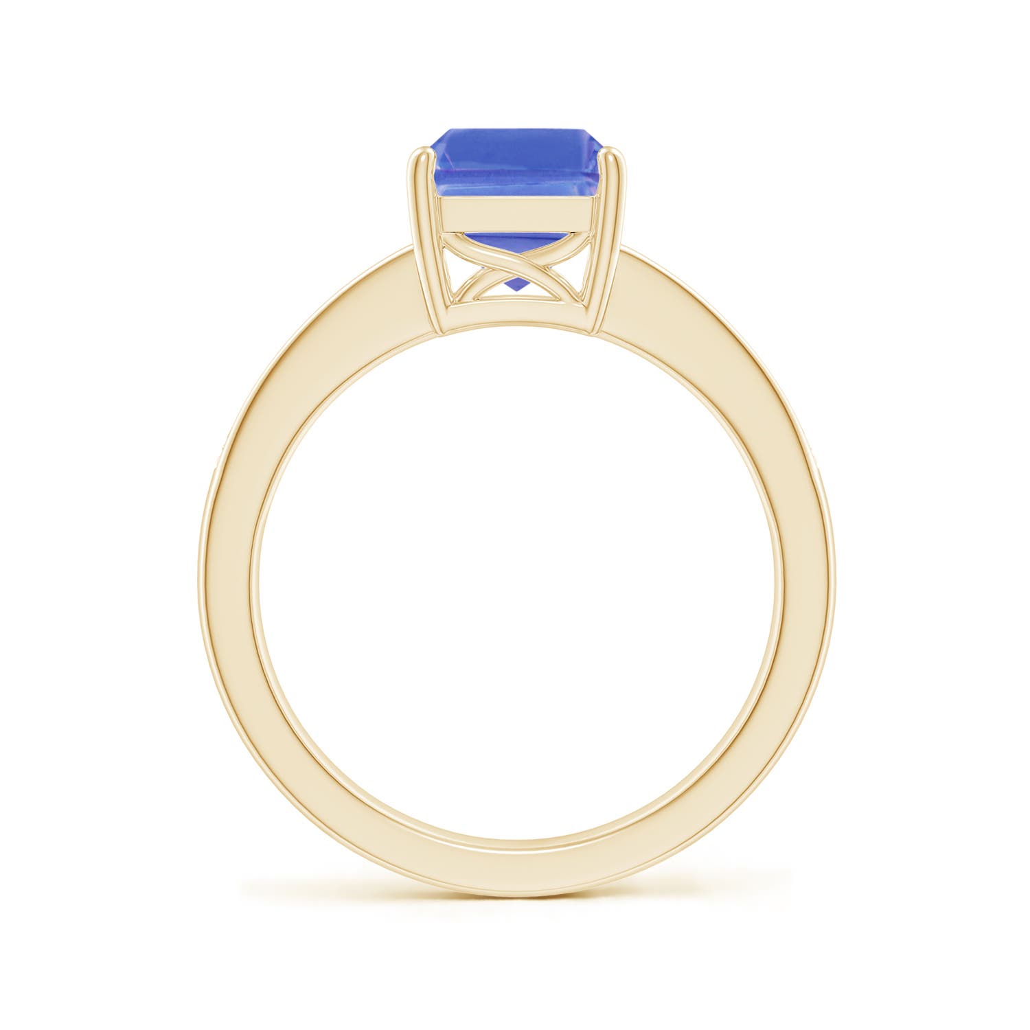 AA - Tanzanite / 2.54 CT / 14 KT Yellow Gold