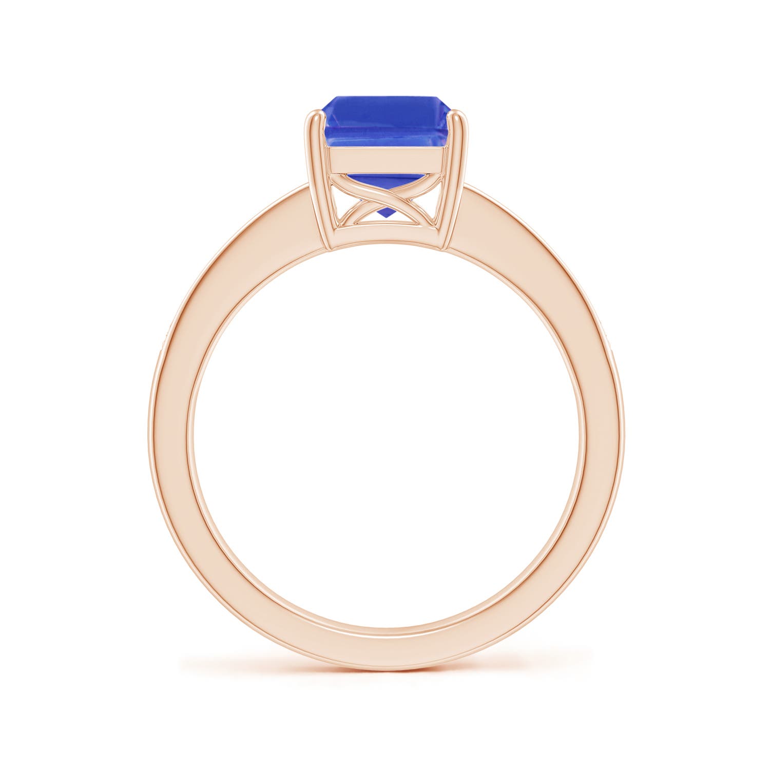 AAA - Tanzanite / 2.54 CT / 14 KT Rose Gold