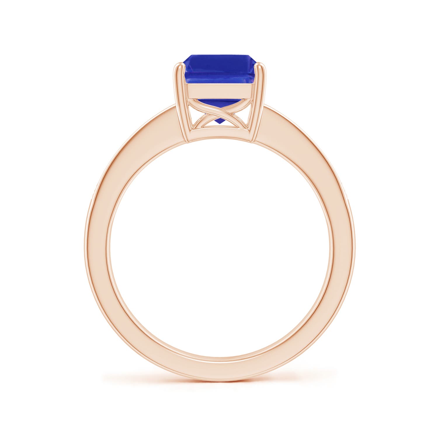 AAAA - Tanzanite / 2.54 CT / 14 KT Rose Gold