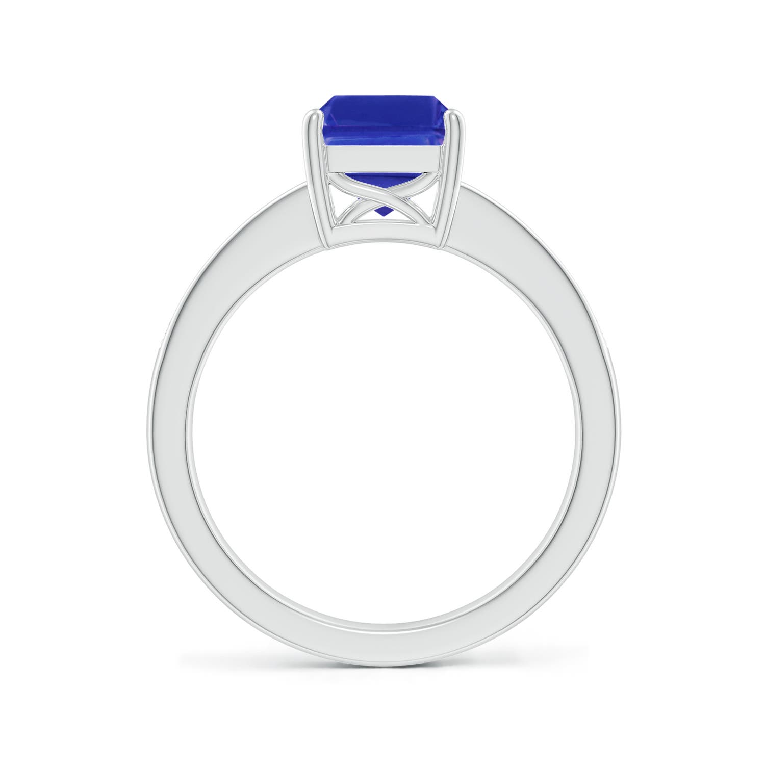 AAAA - Tanzanite / 2.54 CT / 14 KT White Gold